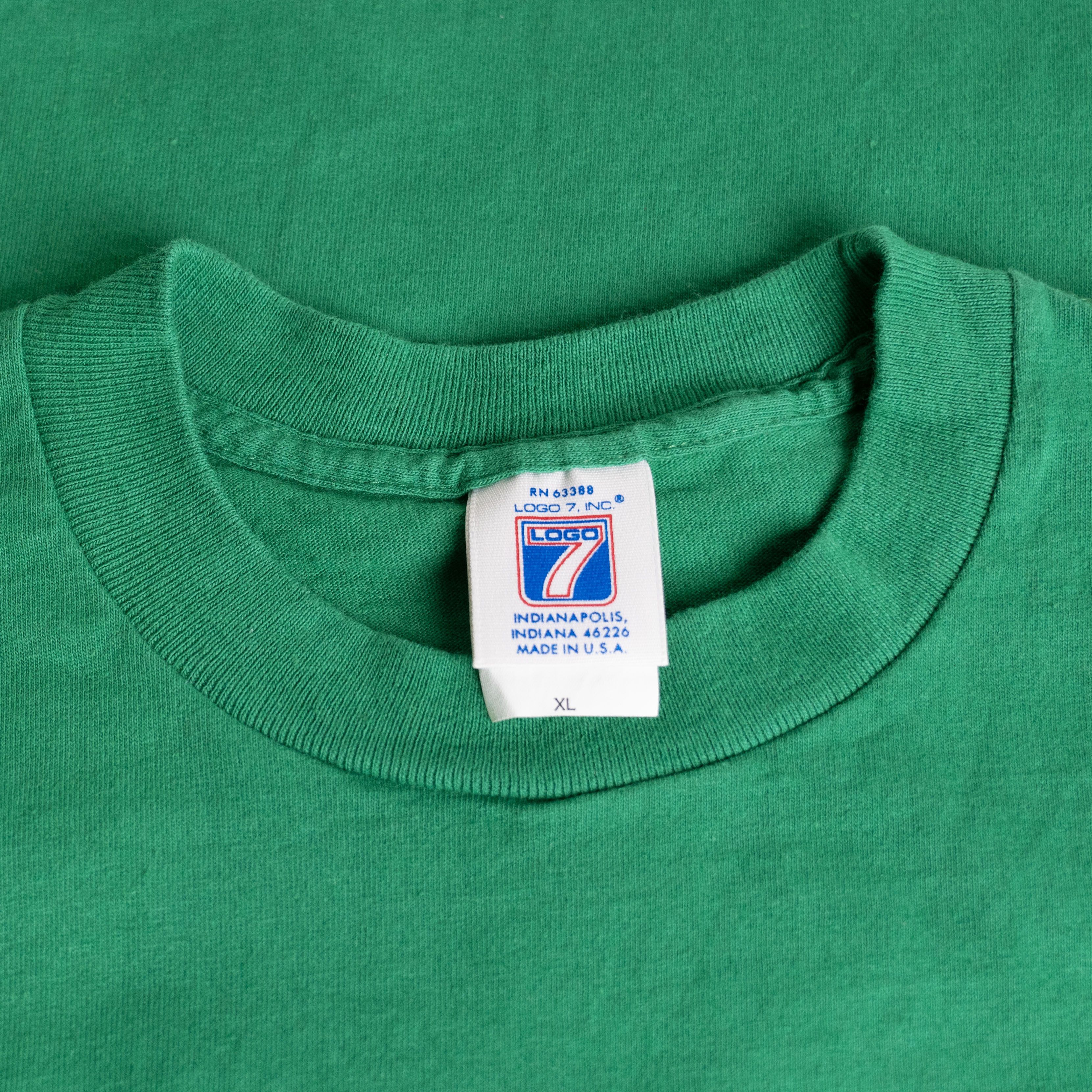 Logo 7 Vintage 1980's Boston Celtics Tee Shirt Size US XL / EU 56 / 4 - 3 Thumbnail