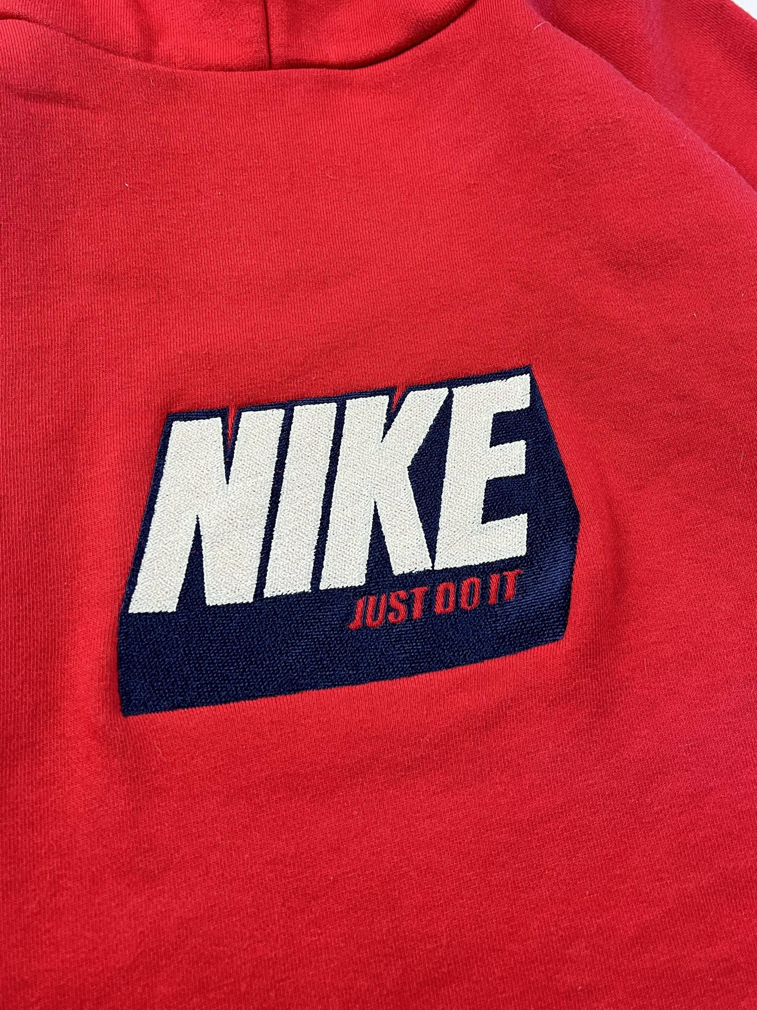 Nike × Vintage RARE! NIKE Vintage Center Logo Hoodie Size US M / EU 48-50 / 2 - 4 Thumbnail