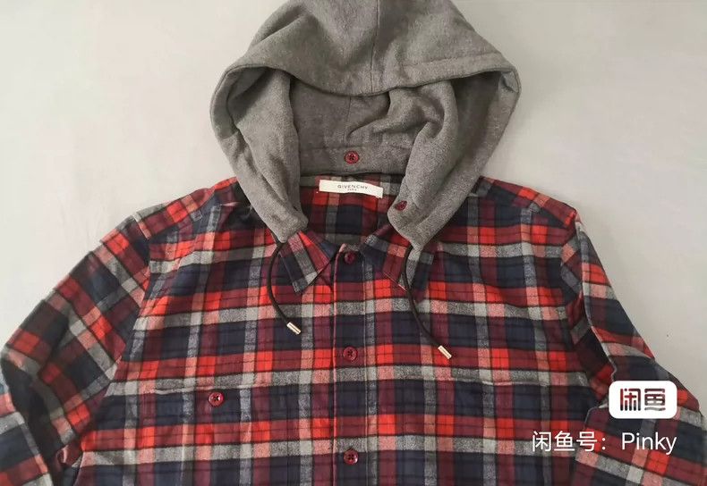 Givenchy Givenchy Gingham Men's Shirt Size US L / EU 52-54 / 3 - 2 Thumbnail