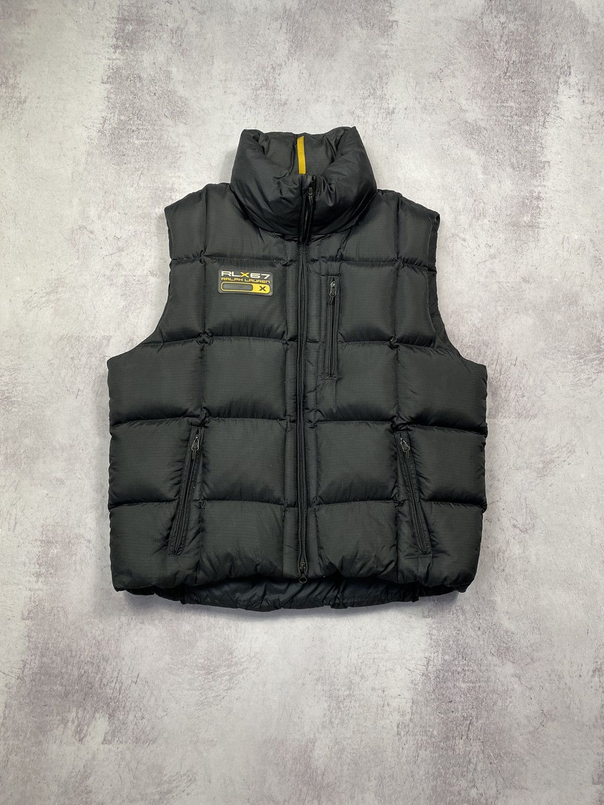 image of Polo Ralph Laurent Rlx Down Puffer Vest in Black, Men's (Size Large)