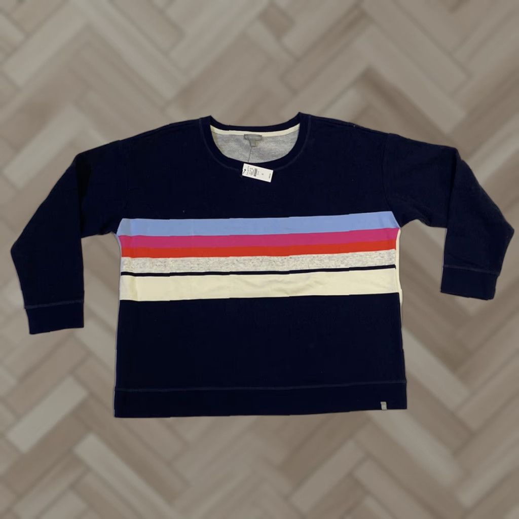 Talbots Talbots Sweater Womens Colorful Striped Pattern Long Sleeve size XL Size XL / US 12-14 / IT 48-50 - 1 Thumbnail