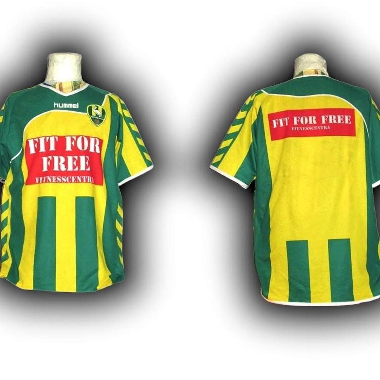 Hummel Ado Den Haag La Haye Netherlands 2009 2010 Home Shirt Jersey Size US XL / EU 56 / 4 - 3 Thumbnail