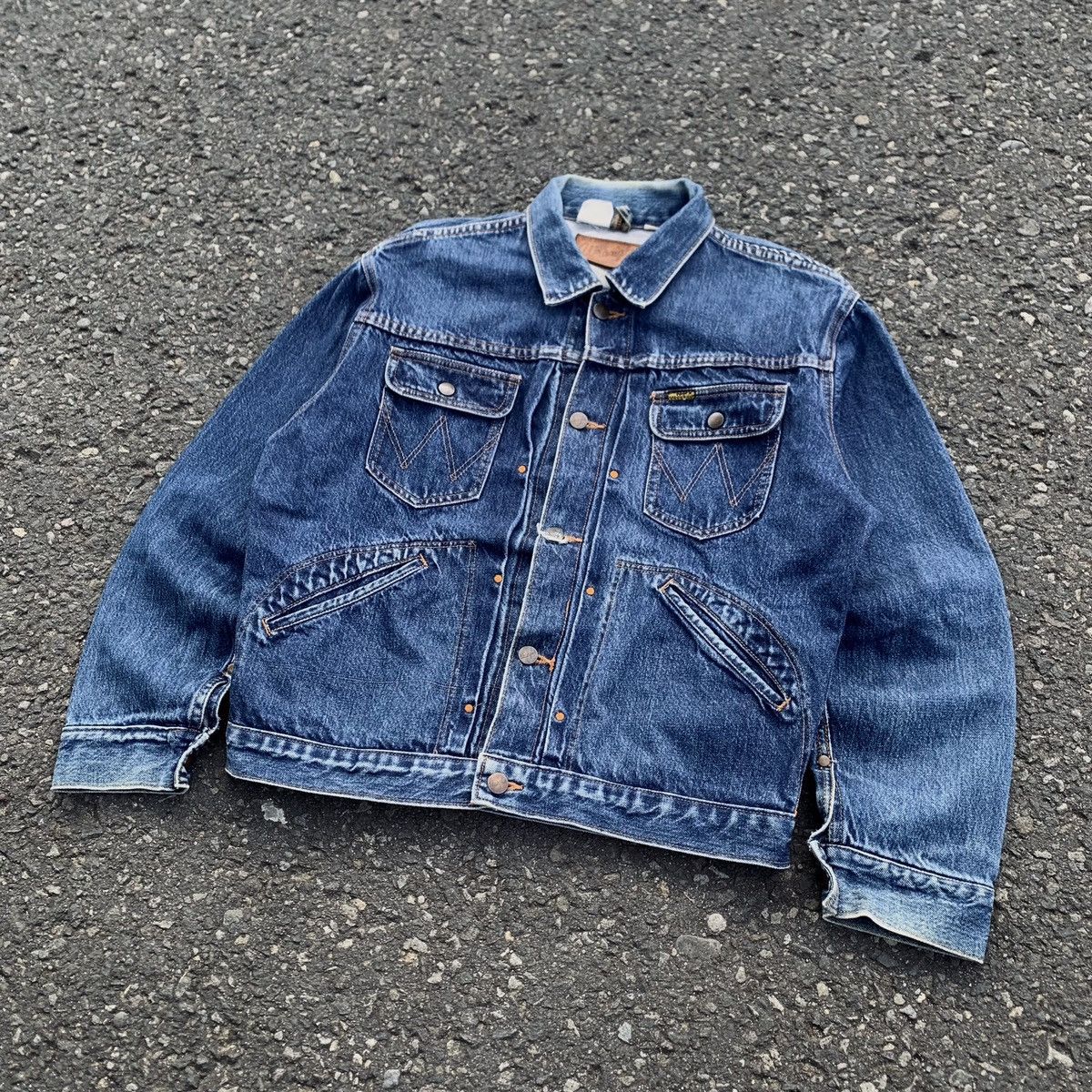 Wrangler Vintage Wrangler 111Mj Western Denim Jacket Selvedge Size US L / EU 52-54 / 3 - 2 Thumbnail