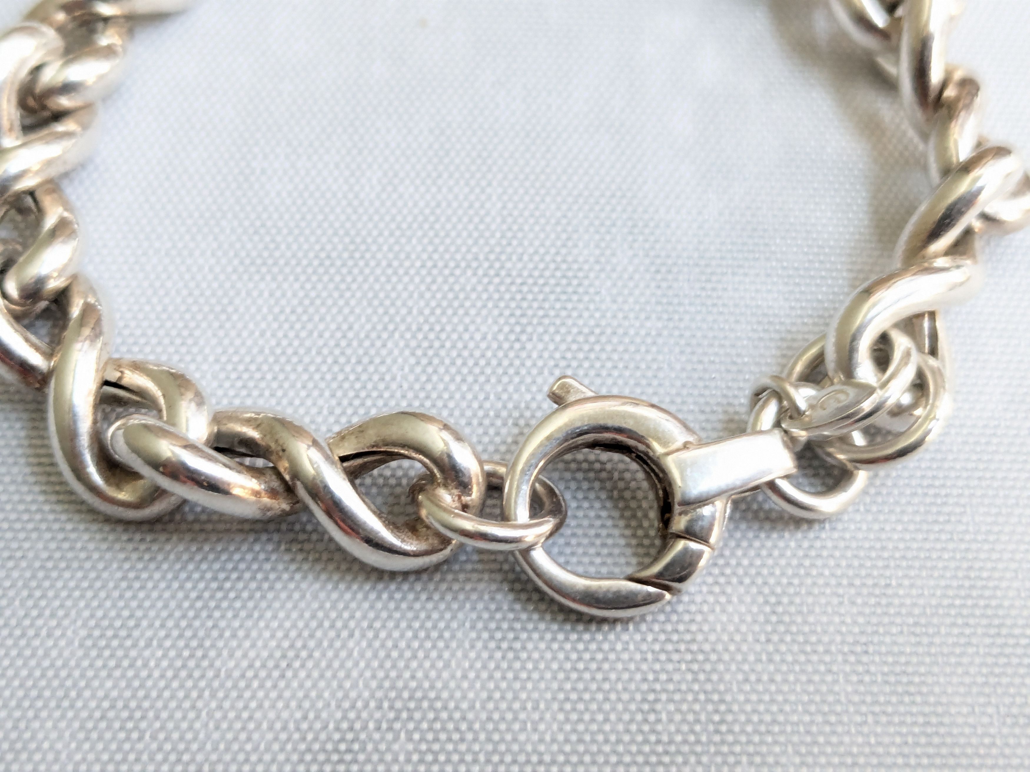 Jewelry Vintage Sterling Silver Milor Bracelet Bowtie 7" Size ONE SIZE - 3 Thumbnail