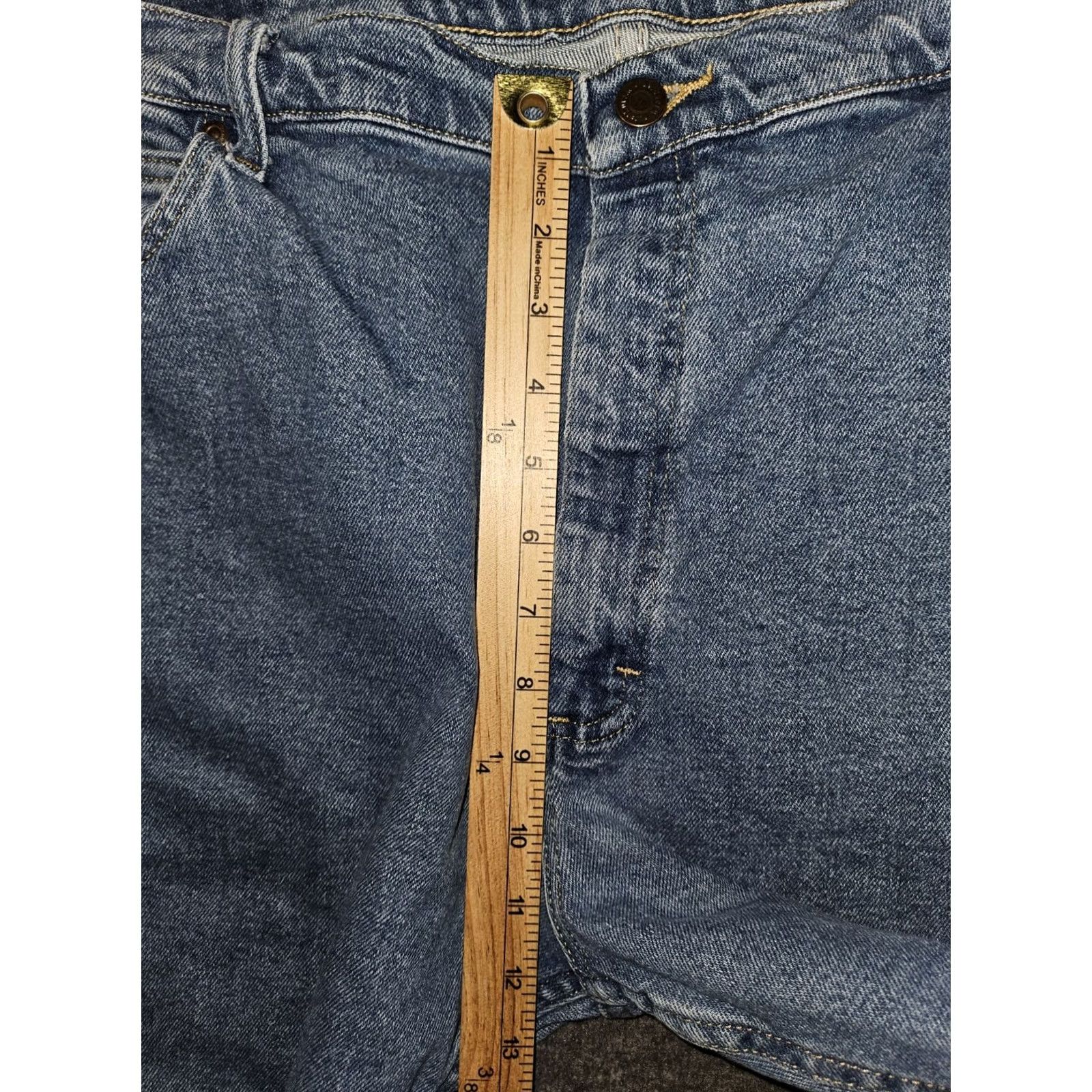 Wrangler Wrangler Jeans Men 5-Pocket Denim Straight Leg Blue 40x30 Regular Fit USA Cowboy Workwear Mens Size US 40 / EU 56 - 4 Thumbnail