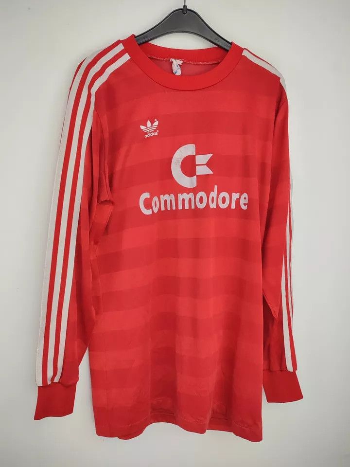 Adidas FC Bayern Munich 1984 1985 1986 Home FOOTBALL Kit SHIRT Size US M / EU 48-50 / 2 - 19 Thumbnail