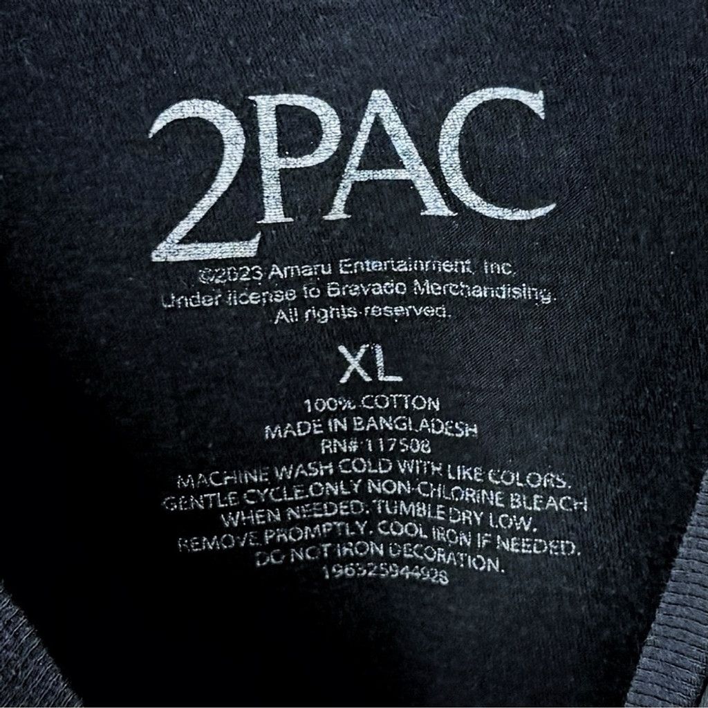 Other 2PAC Men's Black Crew Neck Graphic T-Shirt Trust Nobody XL Size US XL / EU 56 / 4 - 3 Thumbnail