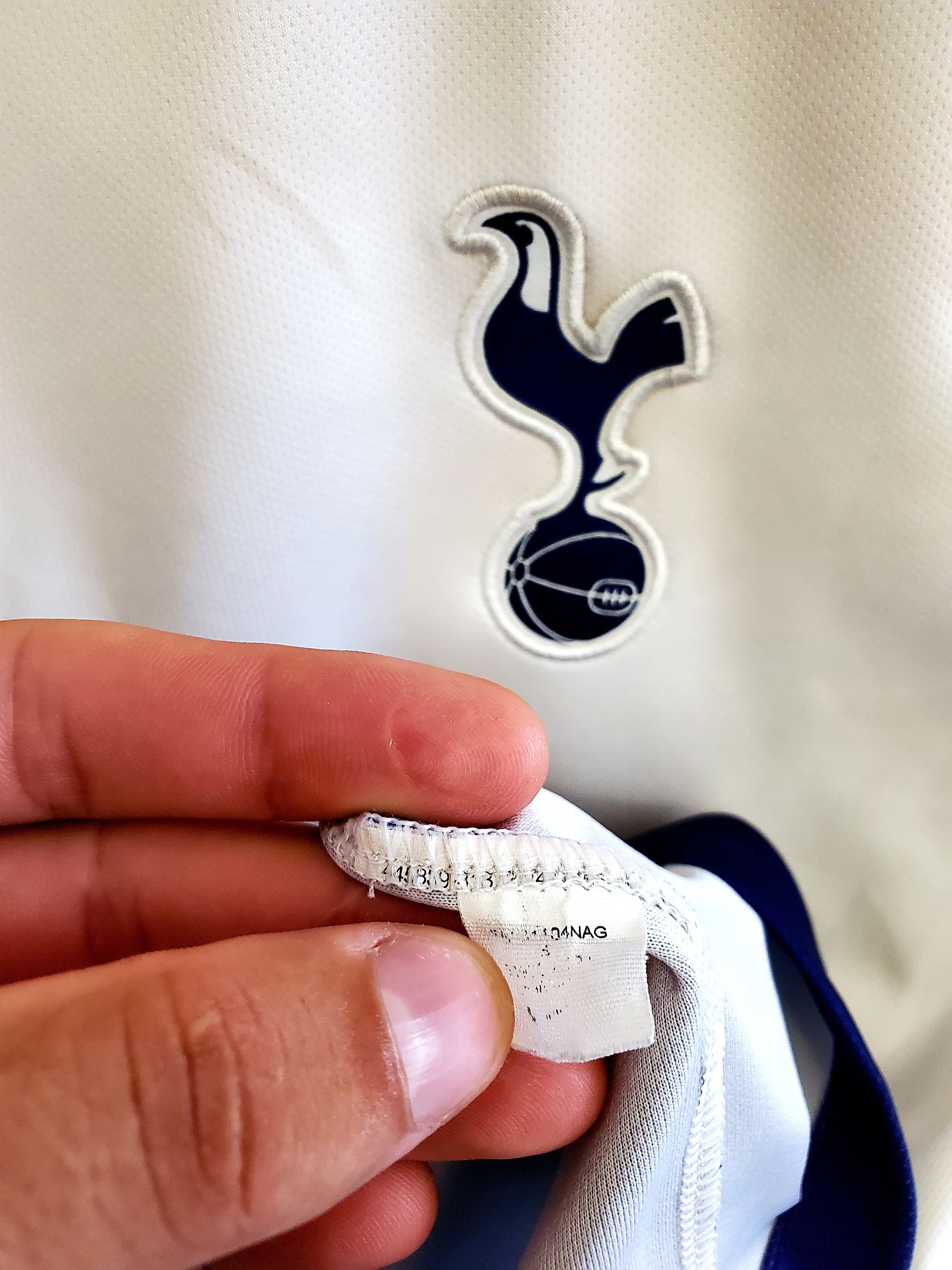 Nike Tottenham 2018-19 home nike soccer jersey size S Size US S / EU 44-46 / 1 - 8 Thumbnail