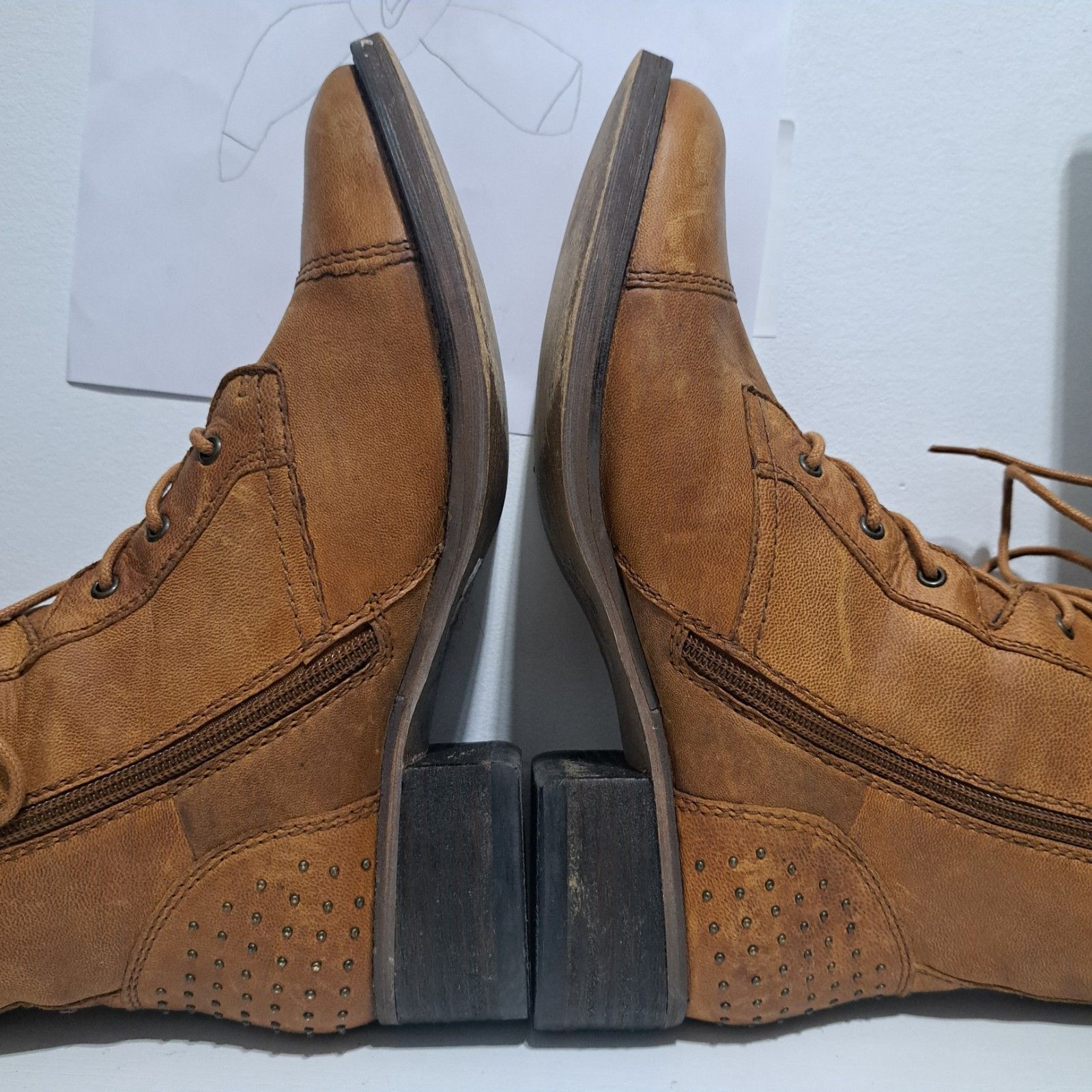 Steve Madden Steve Madden Lace Up Retro Buckle Military Combat Mid Calf B Size US 9 / IT 39 - 9 Thumbnail