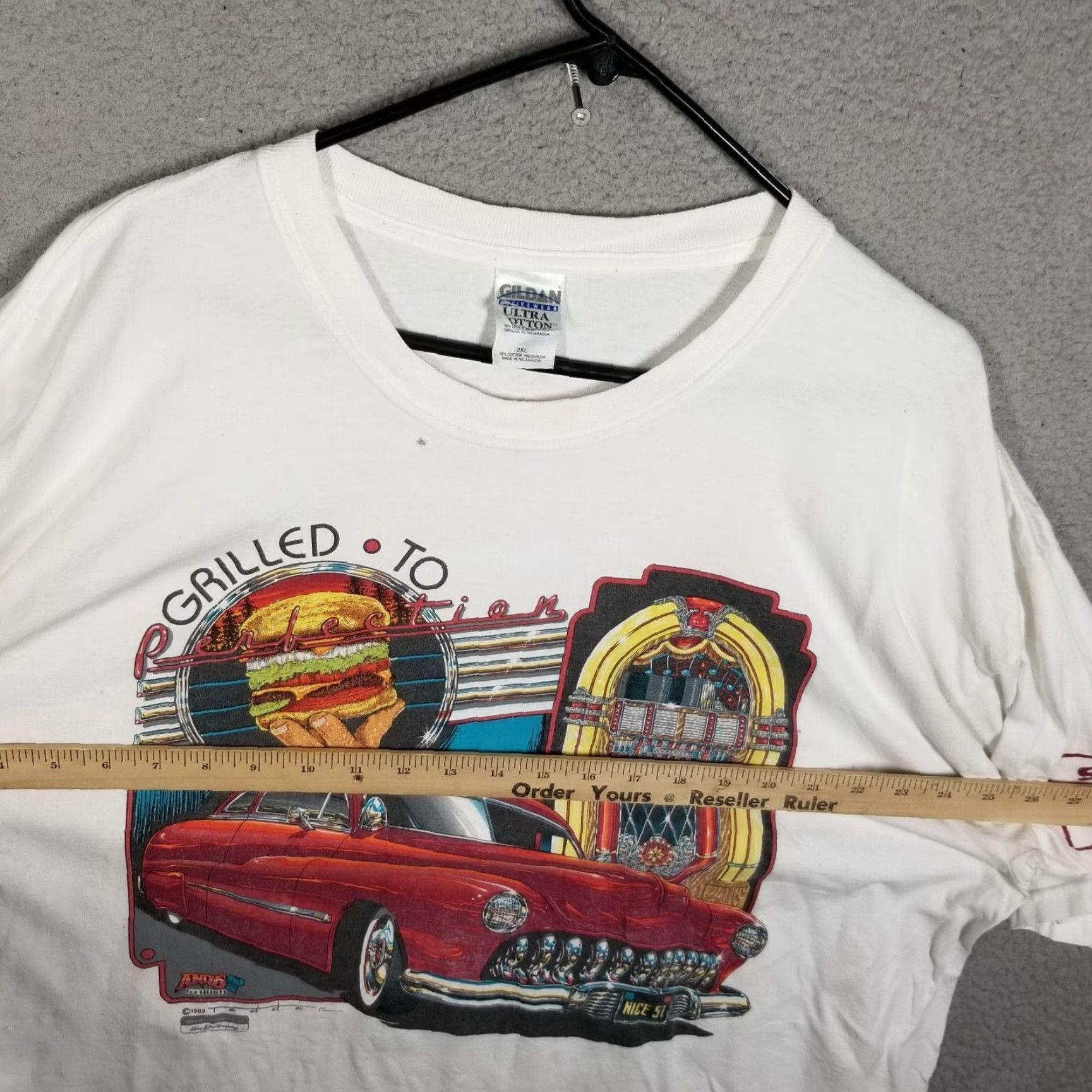 Vintage VINTAGE 2000s Car T-Shirt Mens XXL 1951 Mercury Coupe Classic Grunge Retro Motorwear Size US XXL / EU 58 / 5 - 7 Thumbnail