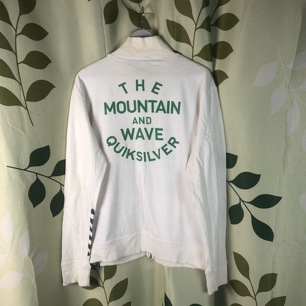 Quiksilver D Quiksilver vintage White sweater #7433 Size US L / EU 52-54 / 3 - 14 Thumbnail