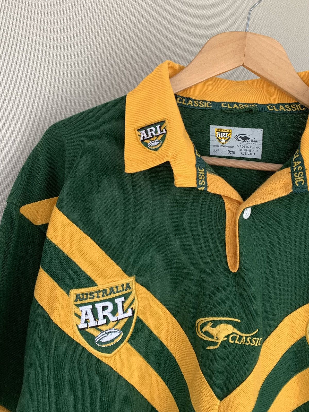 Vintage Classic Australia Rugby League ARL Vintage Jersey Size L Size US L / EU 52-54 / 3 - 4 Thumbnail