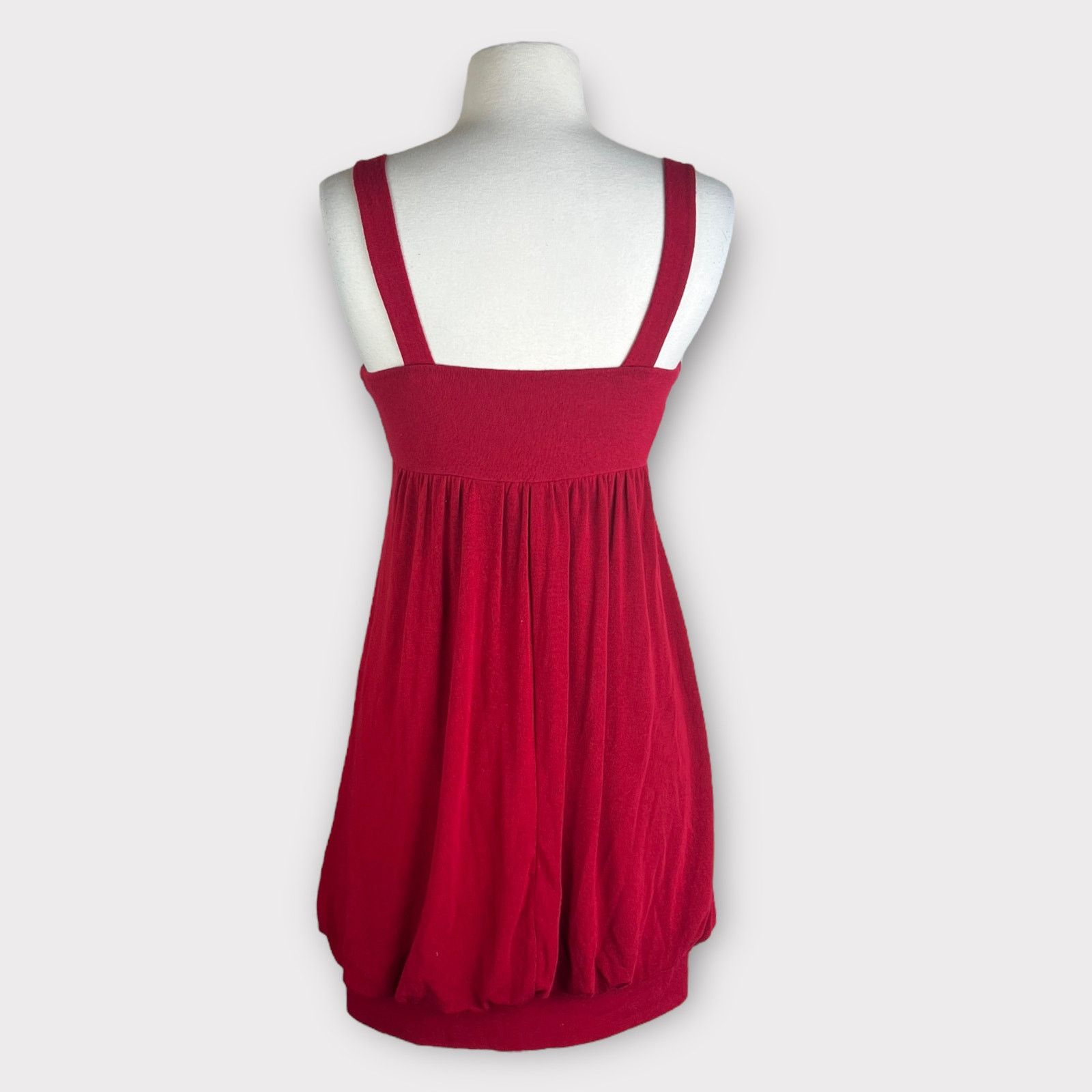 Forever 21 Forever 21 | Red Vintage Y2K Knit Bubble Dress | Small Size S / US 4 / IT 40 - 3 Thumbnail