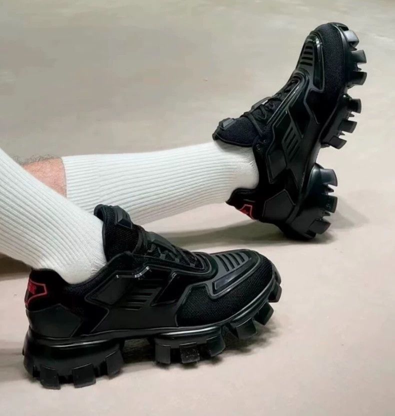 Prada Prada Cloudbust Thunder Black Sneakers-2506 Size US 7 / EU 40 - 8 Thumbnail