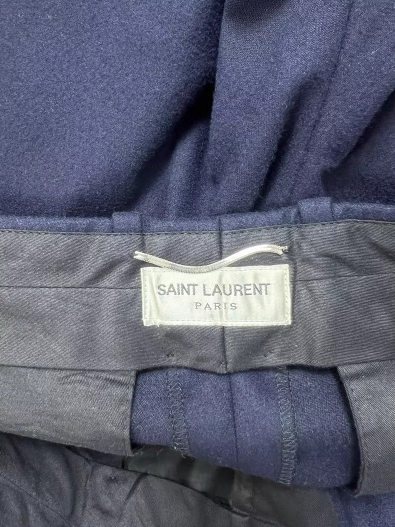 Saint Laurent Paris Saint Laurent size US 46 13fw first year dark blue trouser Size US 30 / EU 46 - 3 Thumbnail