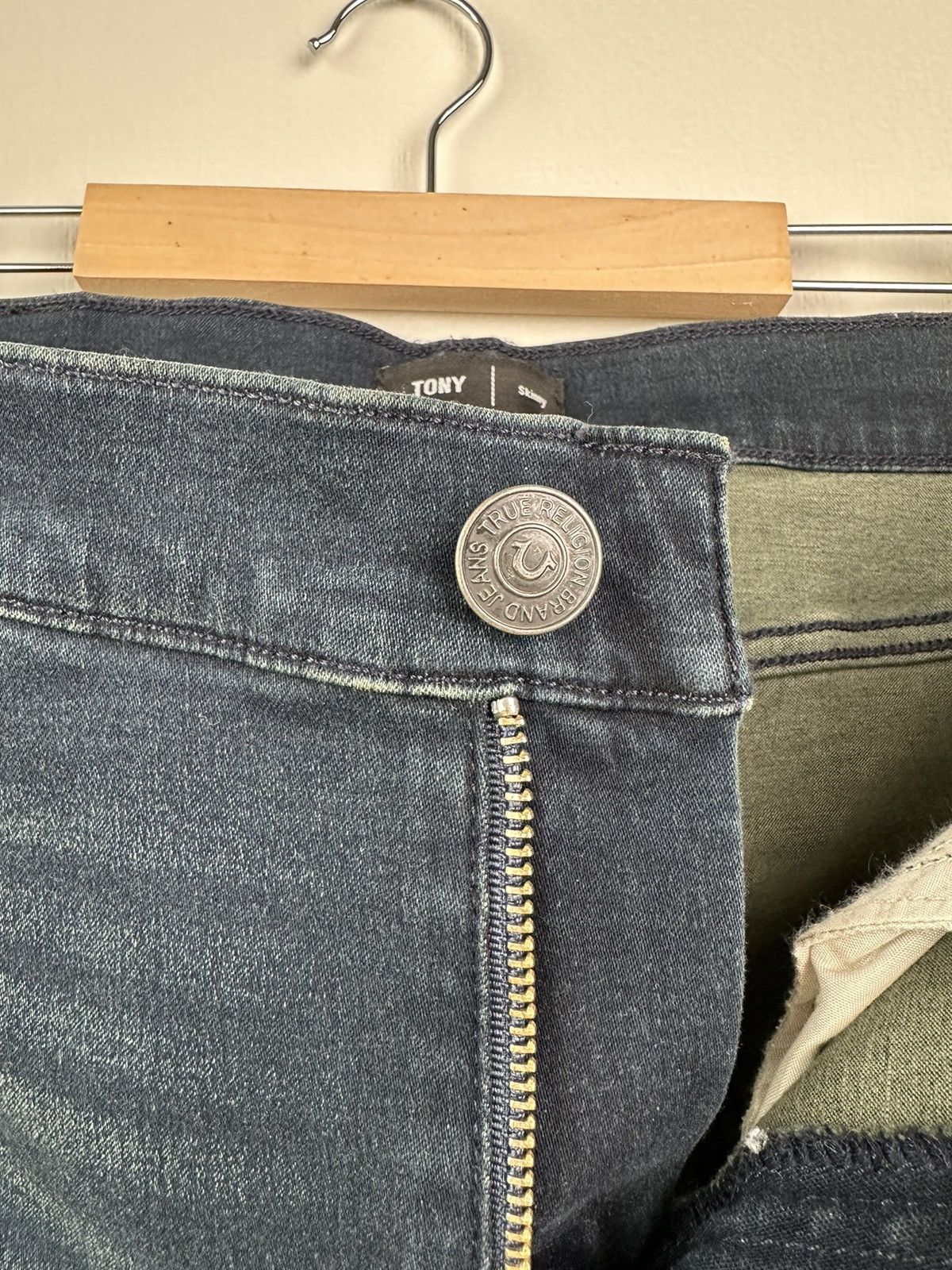 True Religion TRUE RELIGION Tony Skinny Denim Pants Jeans Size US 32 / EU 48 - 11 Thumbnail
