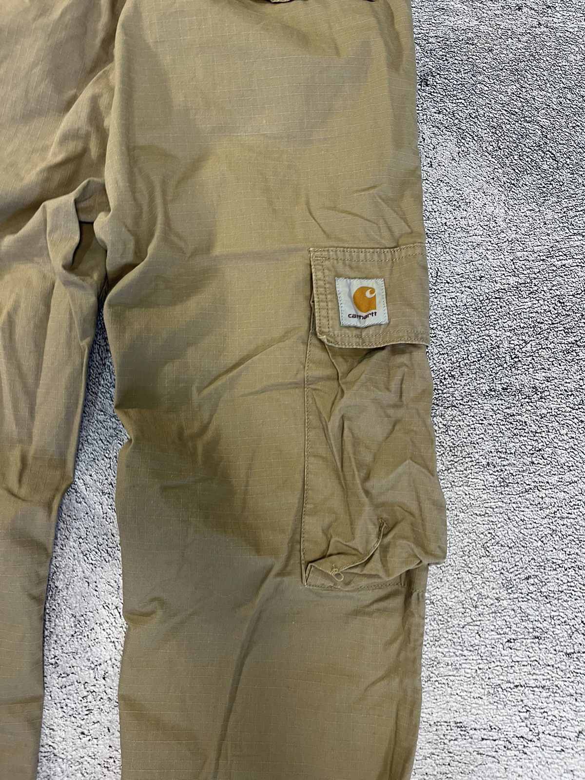 Carhartt Carhartt Wip Men’s Pants Cargo Slim Lear Pant Beige Brown Size US 32 / EU 48 - 3 Thumbnail