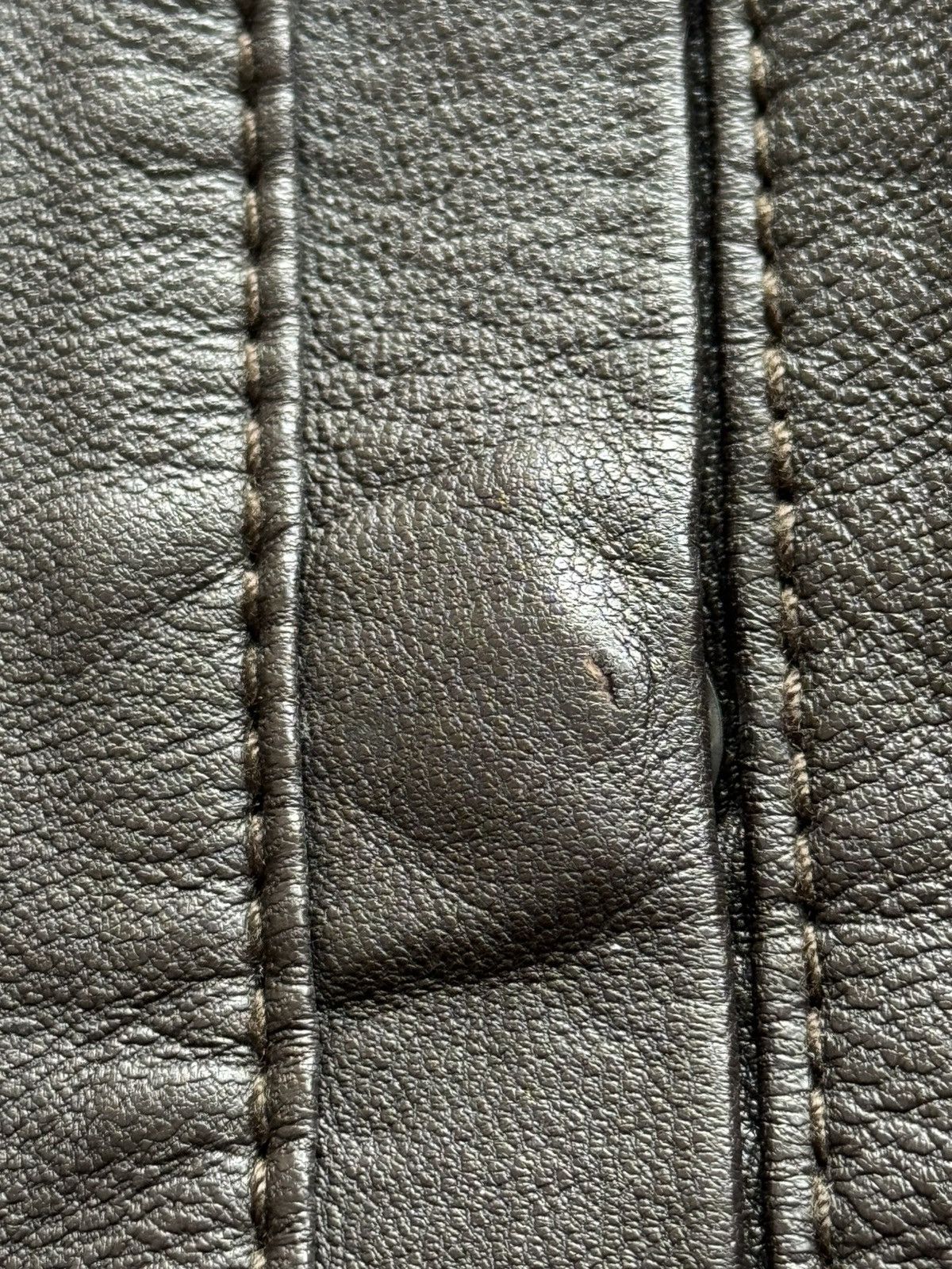 Other Armani Jeans Leather Blouson Jacket 100% Sheep Leather Zip Size US M / EU 48-50 / 2 - 10 Thumbnail