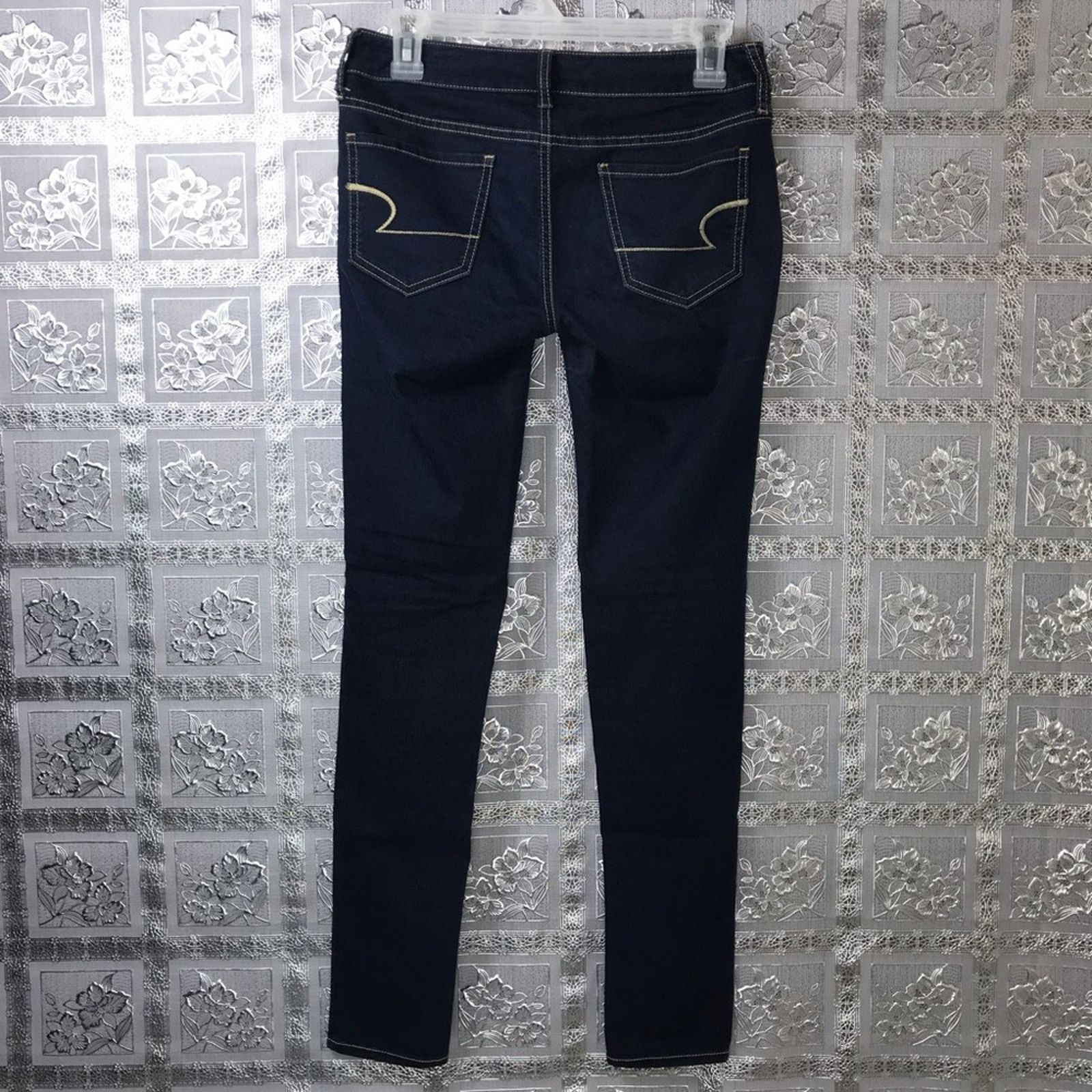 American Eagle Outfitters AEO American Eagle Blue Stretch Jegging Jeans Size 26" / US 2 / IT 38 - 4 Thumbnail