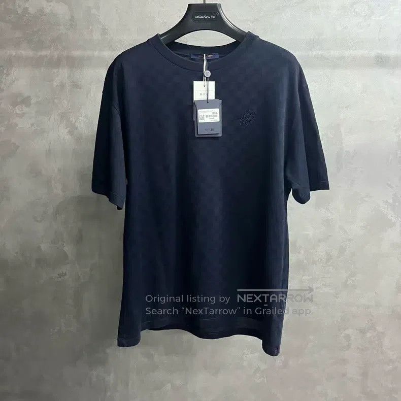 Louis Vuitton Louis Vuitton 24 Newest Dark Blue Solid Letter Embroidered Size US XXL / EU 58 / 5 - 1 Thumbnail