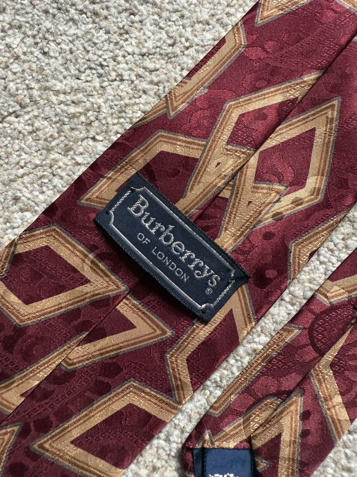 Burberry Burberrys of London Hand Sewn Necktie Size ONE SIZE - 4 Thumbnail