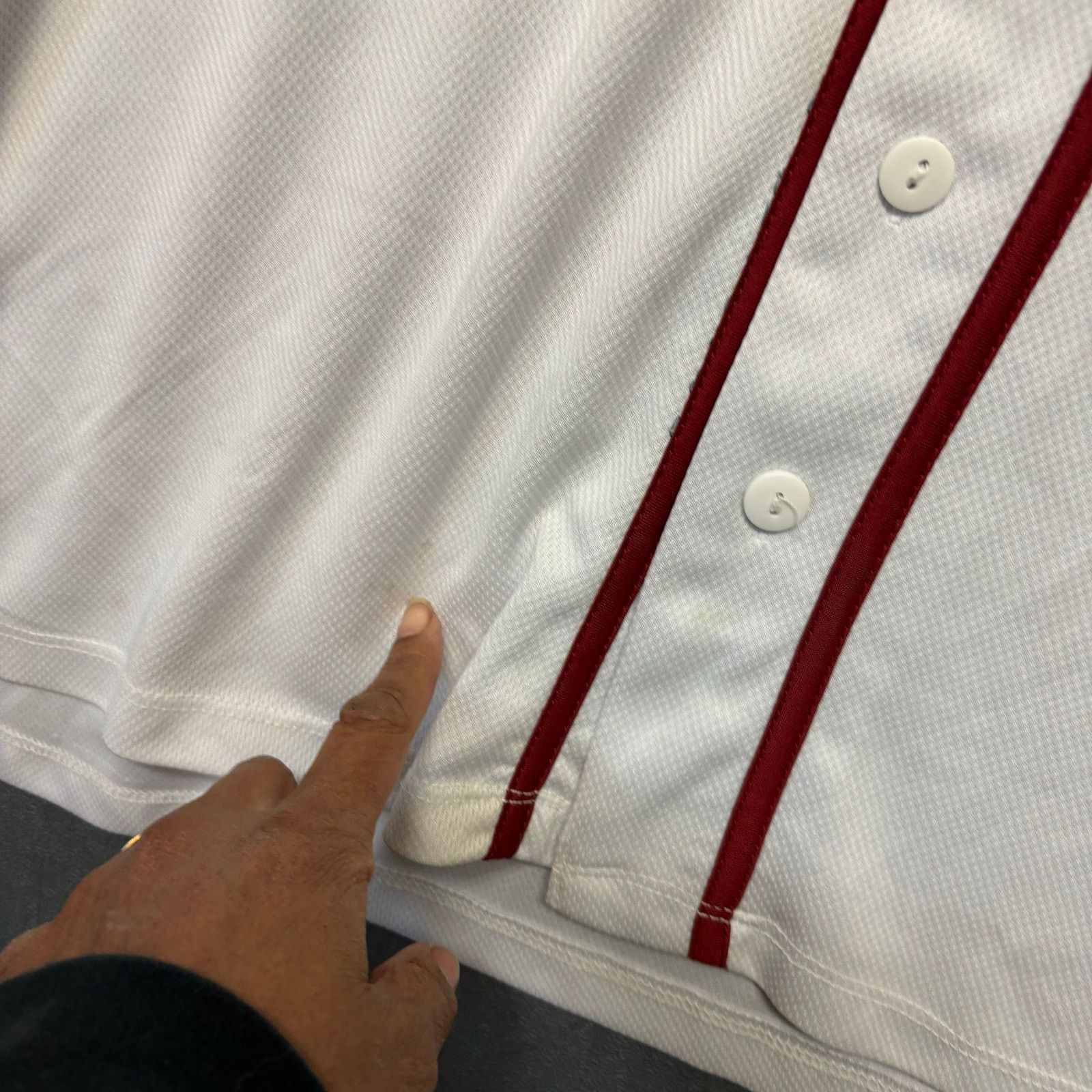 Other East West Hustle Jersey Shirt Mesh Streetwear Button 2-Sided Size US L / EU 52-54 / 3 - 7 Thumbnail