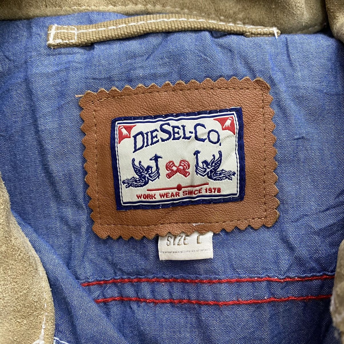 Diesel DIESEL Co. Wok Wear Multi Pockets Button Up Brown Collar Size US L / EU 52-54 / 3 - 4 Thumbnail