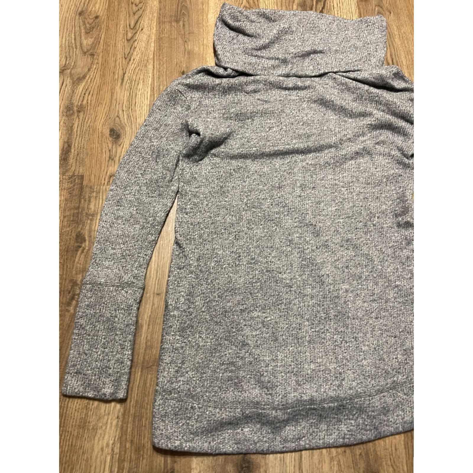 Merona Merona Sweater Women's Medium Gray Turtleneck Pullover Knit Pullover Casual Regular Posterior? Size M / US 6-8 / IT 42-44 - 3 Thumbnail