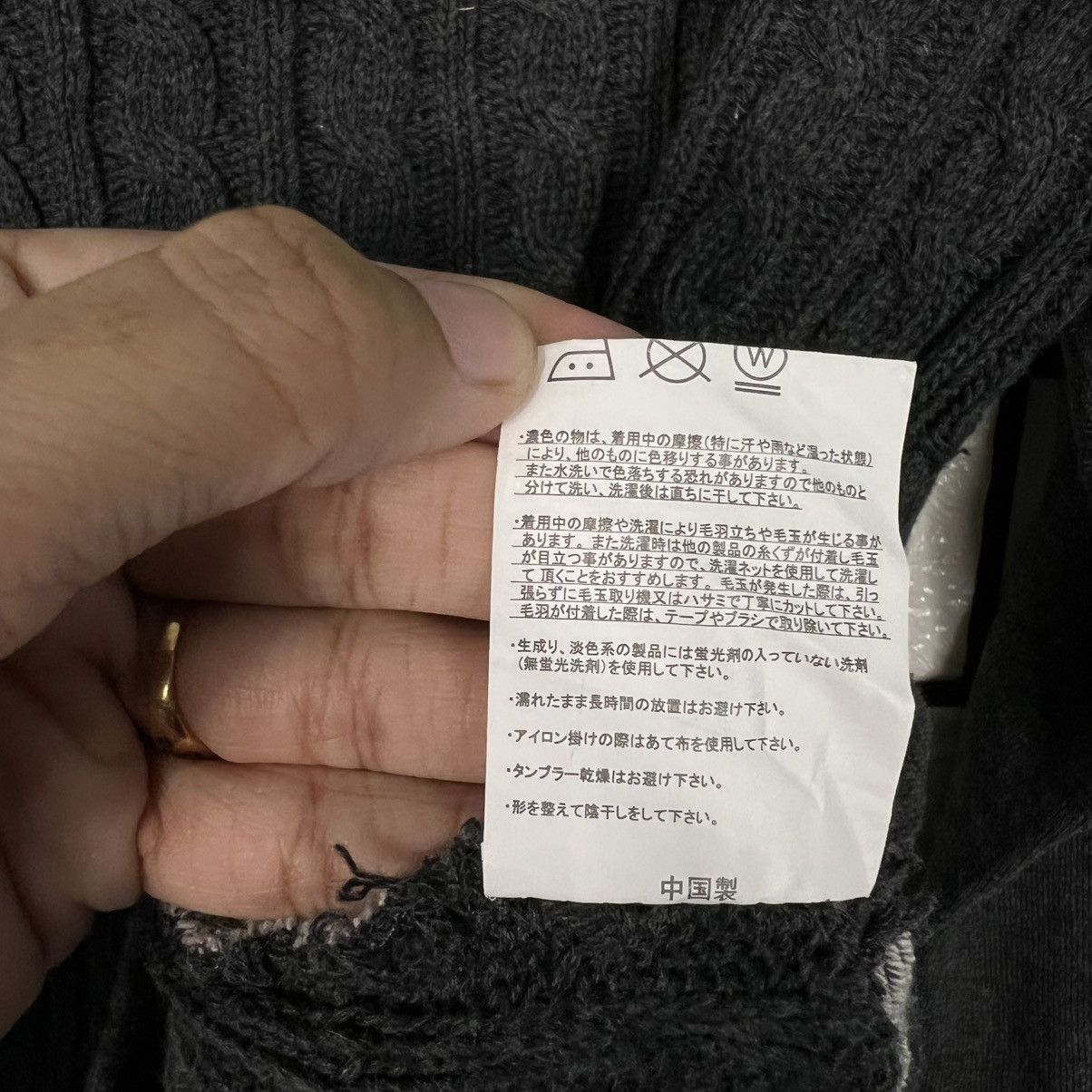Japanese Brand BALL Hybrid Knitted Crewneck Sweatshirt #4101-C186 Size US M / EU 48-50 / 2 - 11 Thumbnail