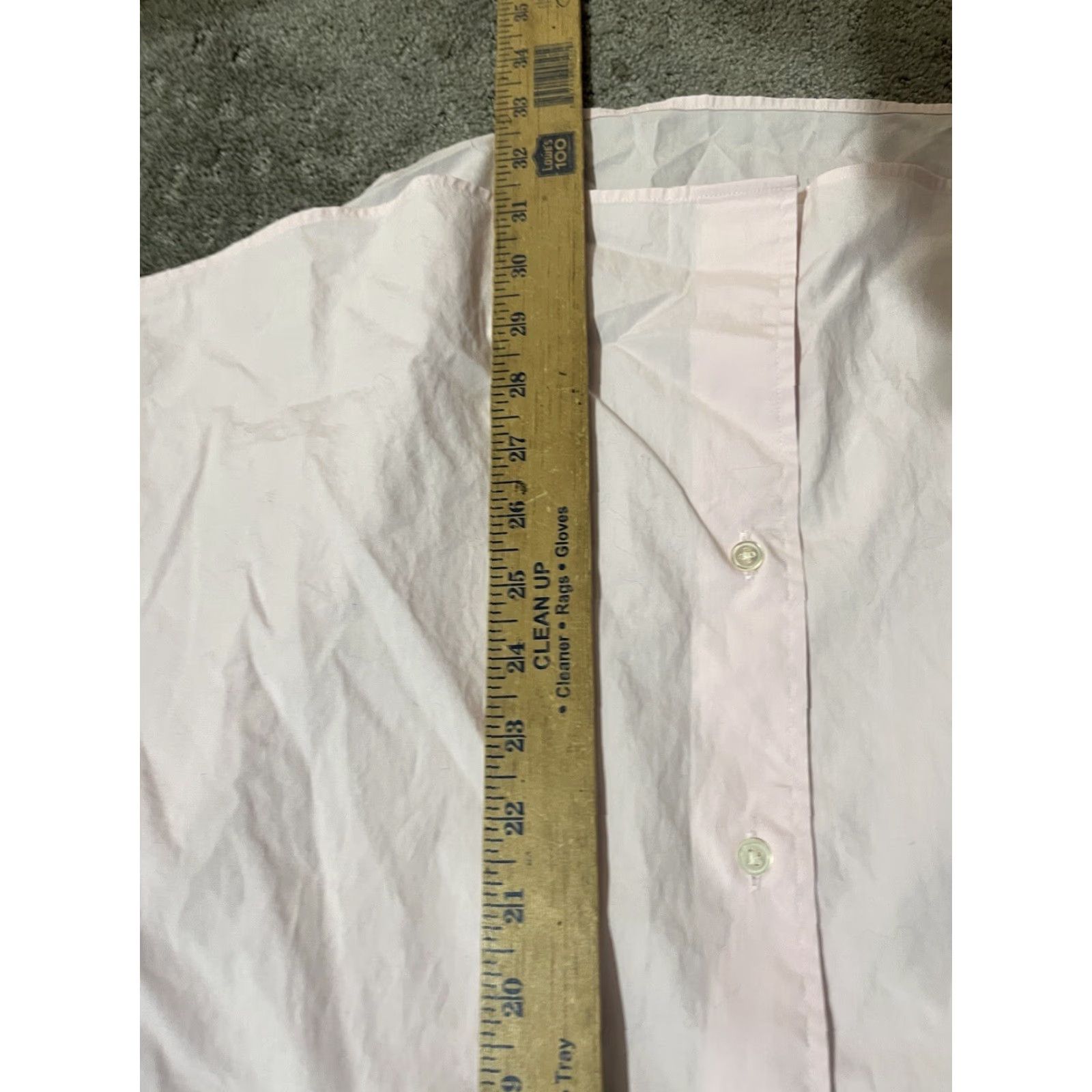 Express Express Button Up Shirt Mens 2XL Modern Fit L/S Casual Pink Solid XXL Size US XXL / EU 58 / 5 - 4 Thumbnail