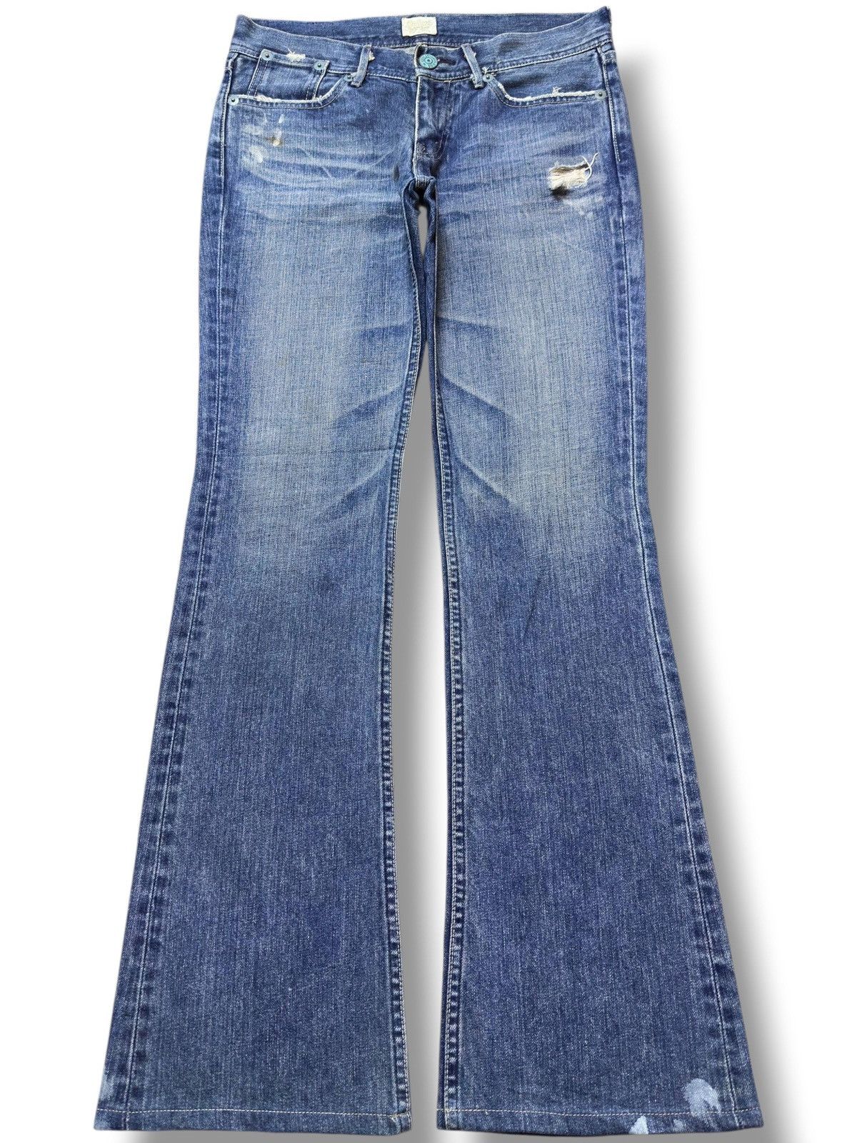 Levi's Vintage Clothing Vintage Levi’s Redloop 526-03 Flare Bootcut Grunge Denim Size US 31 - 1 Thumbnail