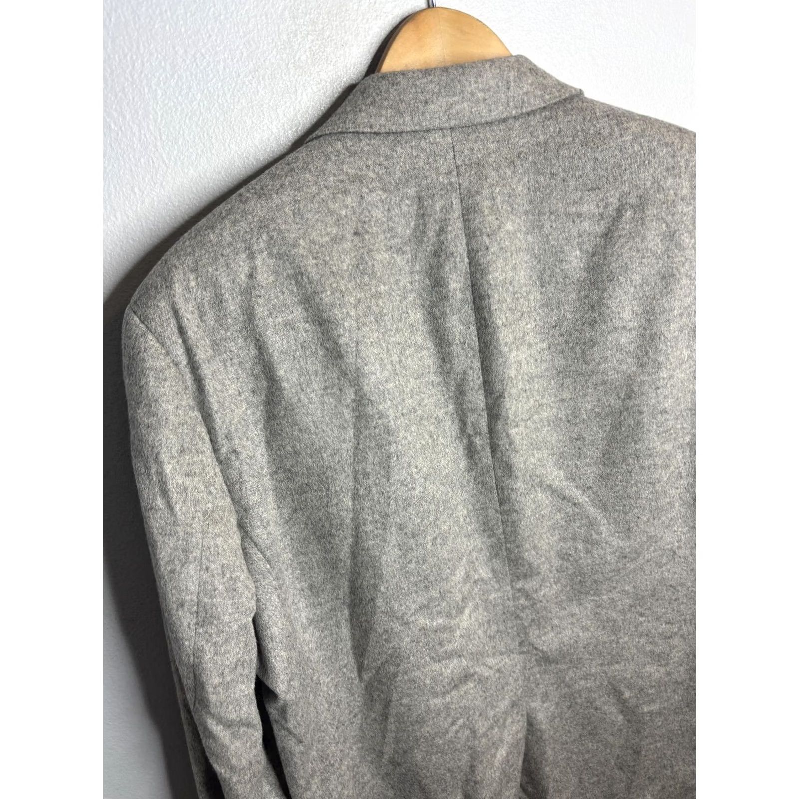 Hugo Boss HUGO BOSS Blazer Mens 40 Gray Cashmere Sport Coat Made In USA Classic Jacket Size 40R - 7 Thumbnail