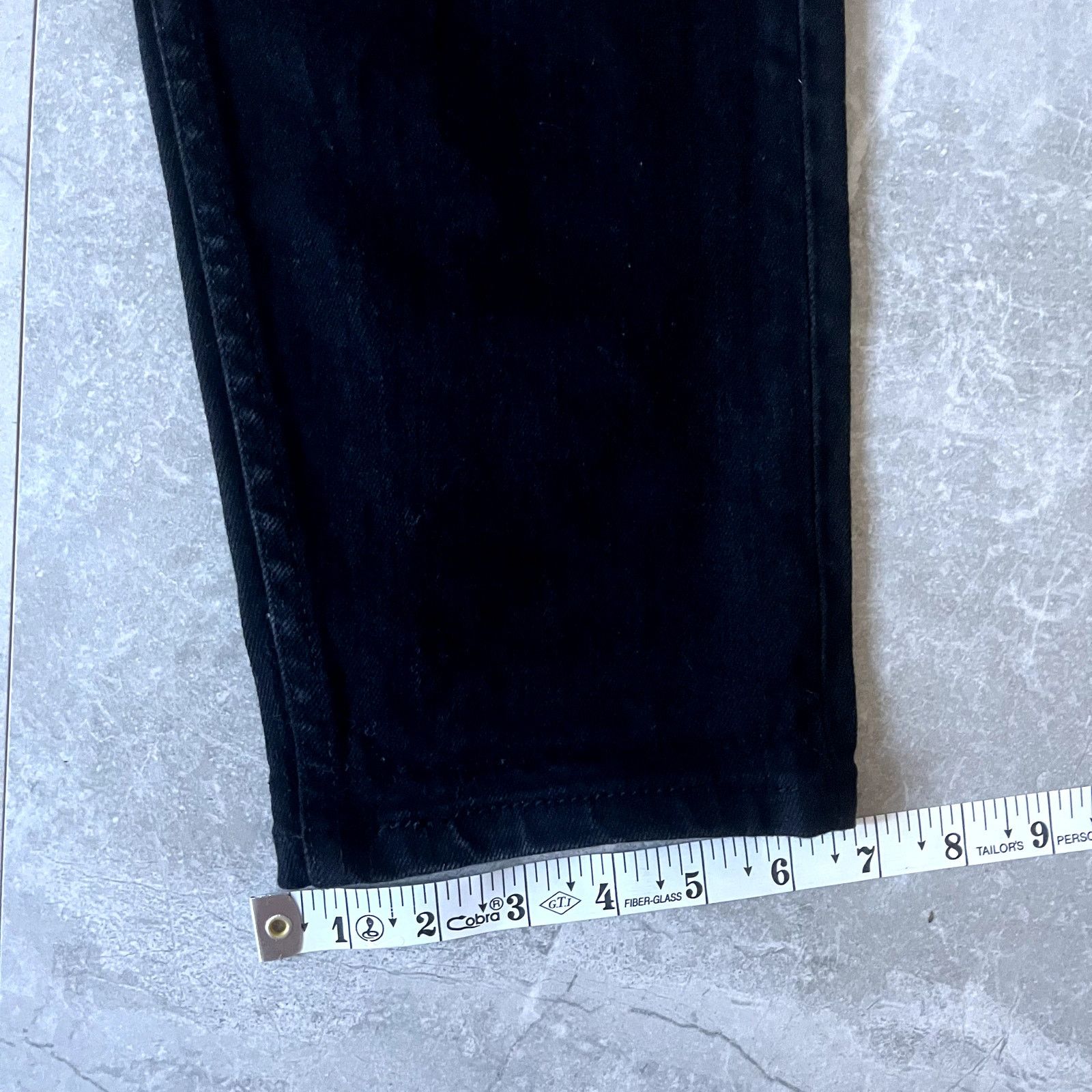 Naked & Famous Naked & Famous Black Cobra Stretch Selvedge Jeans – Size 28 Size US 28 / EU 44 - 8 Thumbnail