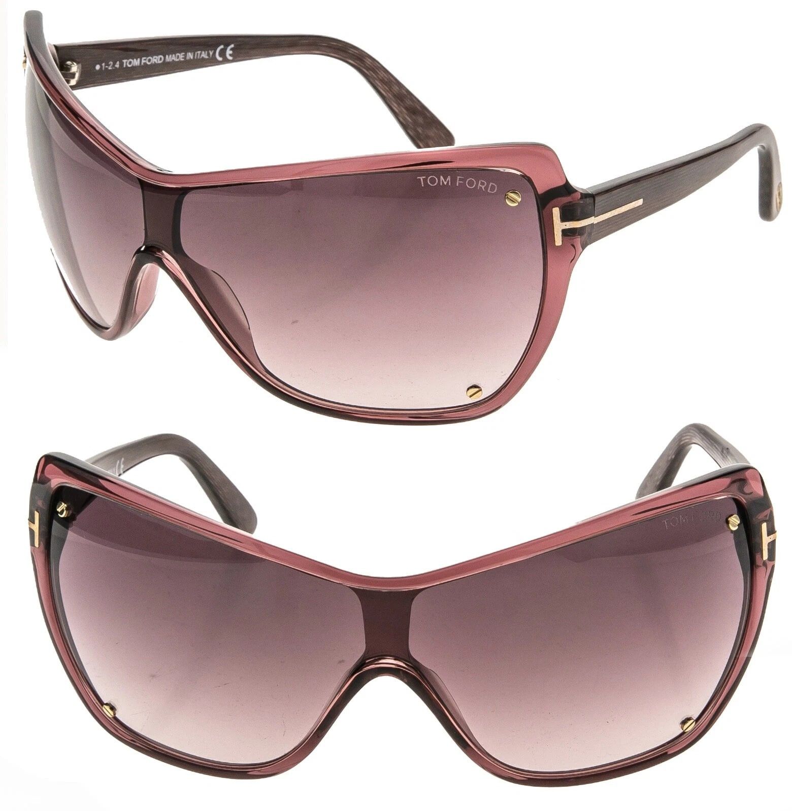 Tom Ford TOM FORD TF363 EKATERINA 71Z Red Wine Screw Visor Mask 363 Size ONE SIZE - 1 Thumbnail
