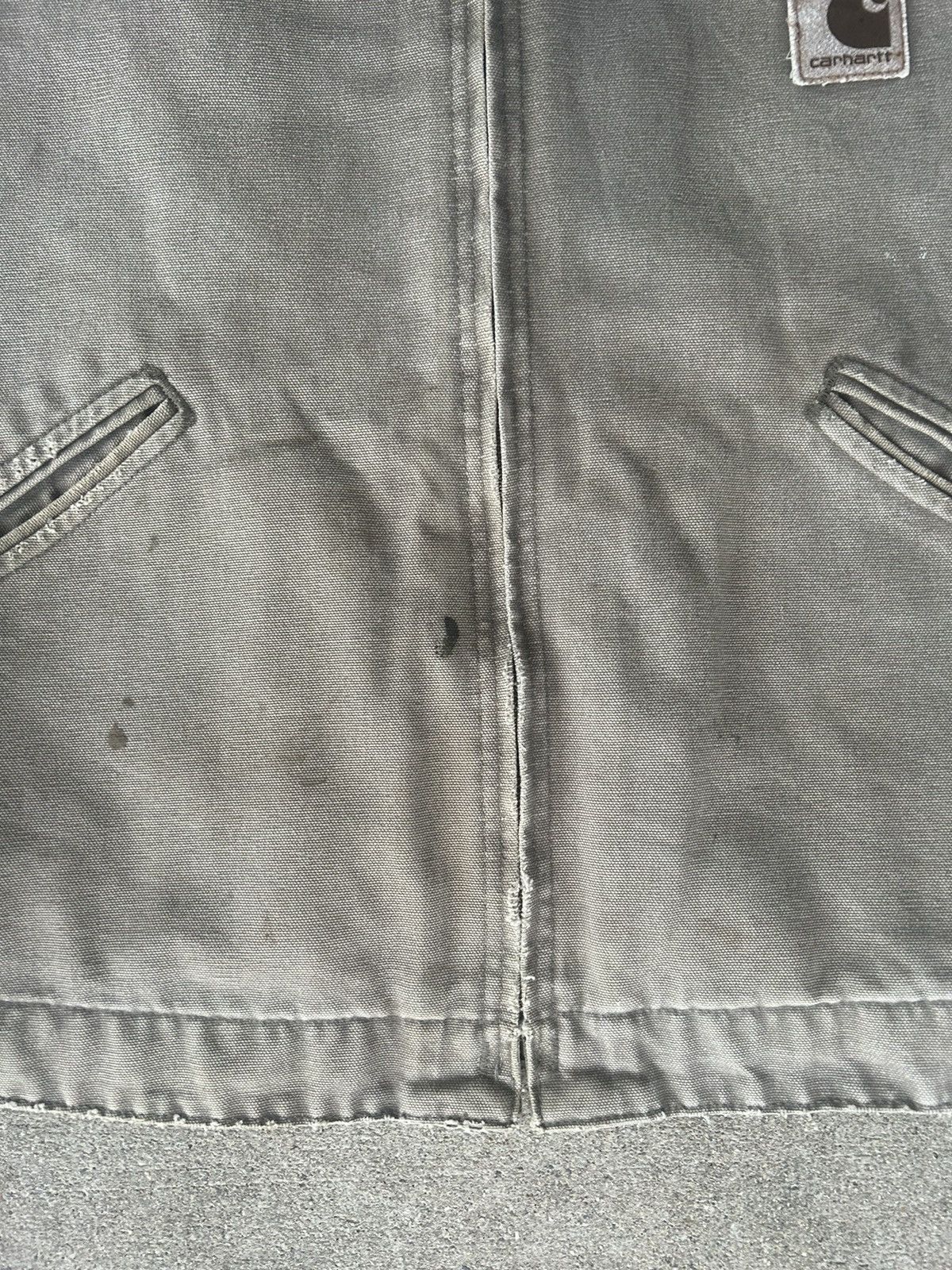 Carhartt Vintage 90s Light Brown Carhartt BlanketLined Detroit Jacket Size US XL / EU 56 / 4 - 3 Thumbnail
