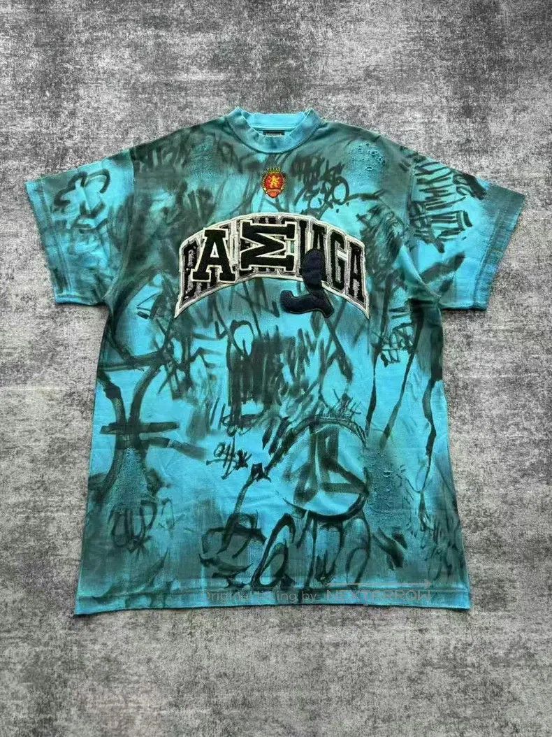 Balenciaga Distressed Short Sleeve