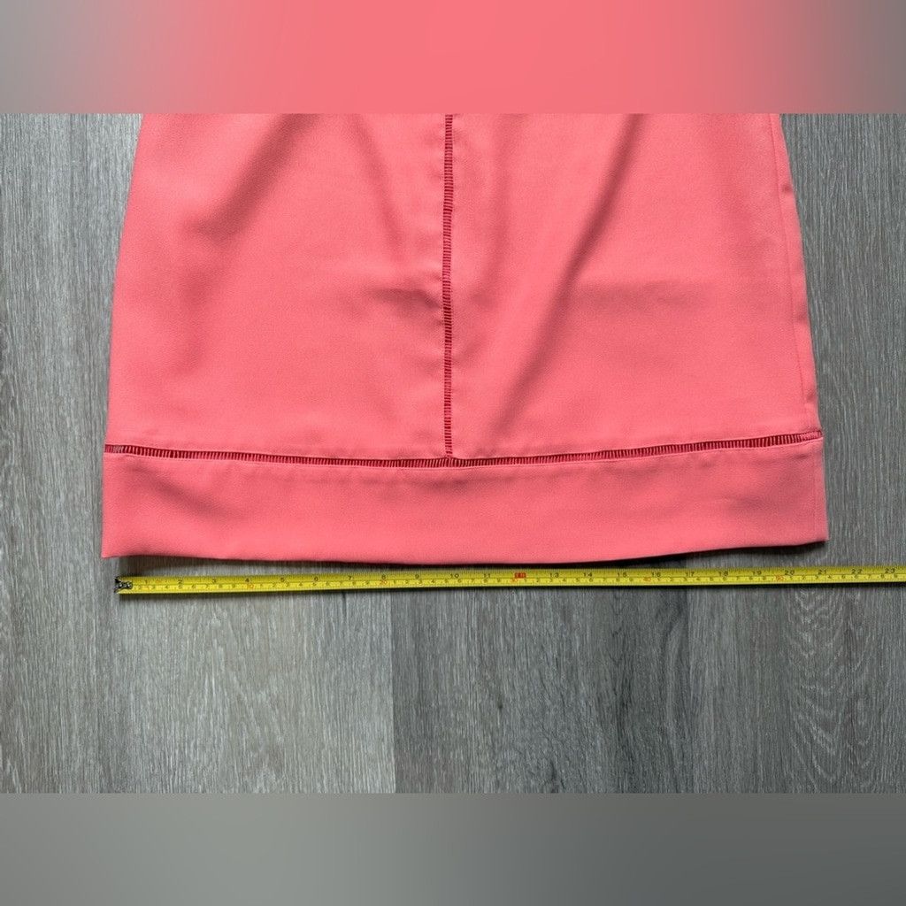 Banana Republic Banana Republic Orange Pink Dress V-Neck Sleeveless Size XS / US 0-2 / IT 36-38 - 7 Thumbnail