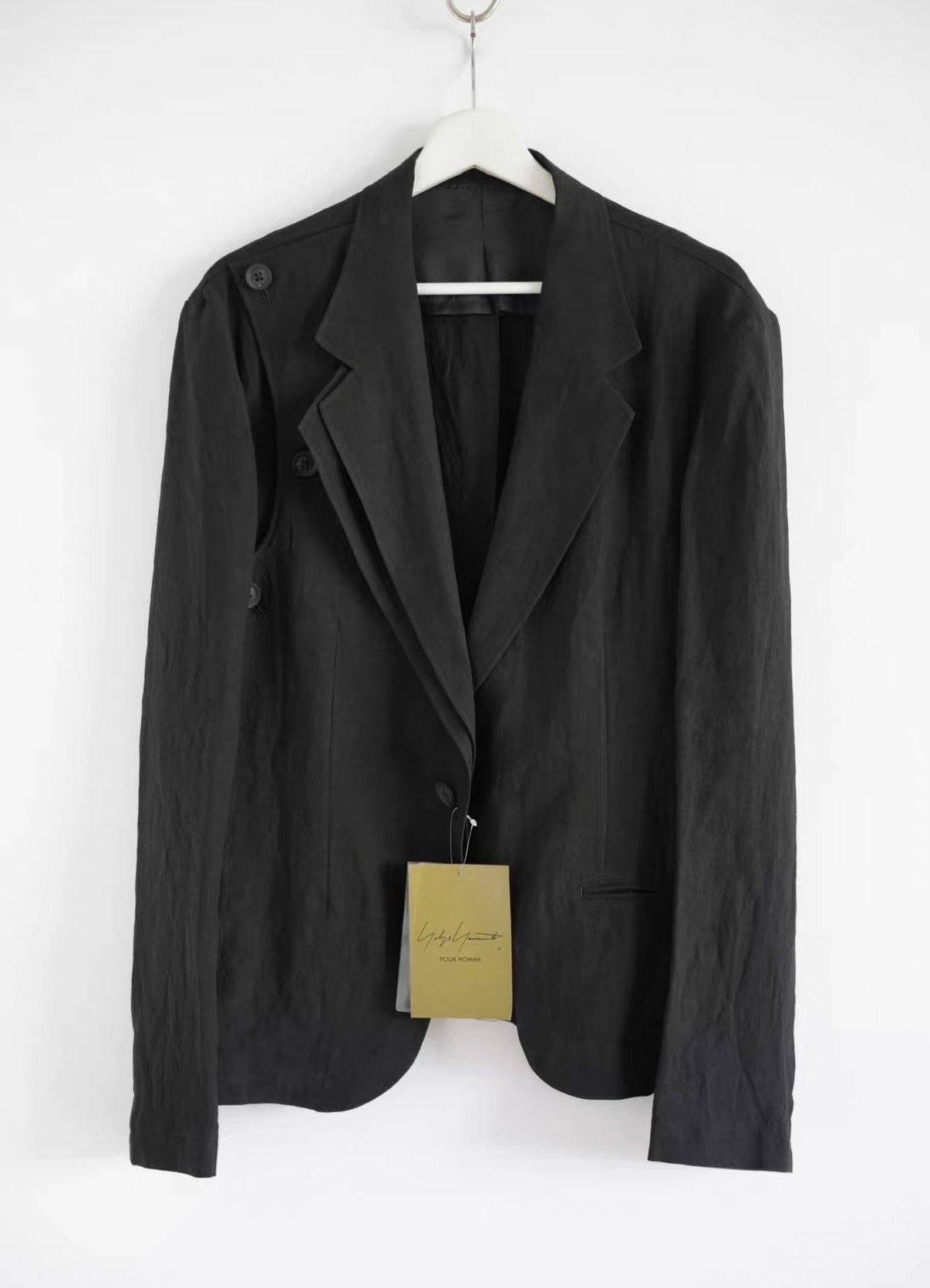 Yohji Yamamoto Yohji Yamamoto 21SS Bull Print Double-Layer Blazer J4 Size US M / EU 48-50 / 2 - 2 Thumbnail