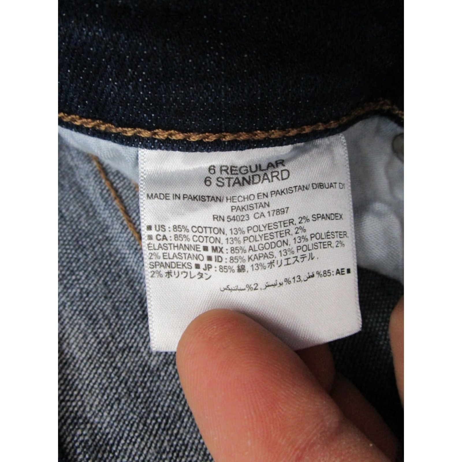 Old Navy Old Navy Dark Wash Blue Stretch Denim Original Mid Rise Jeans Women's Size 6 Size 28" / US 6 / IT 42 - 5 Thumbnail