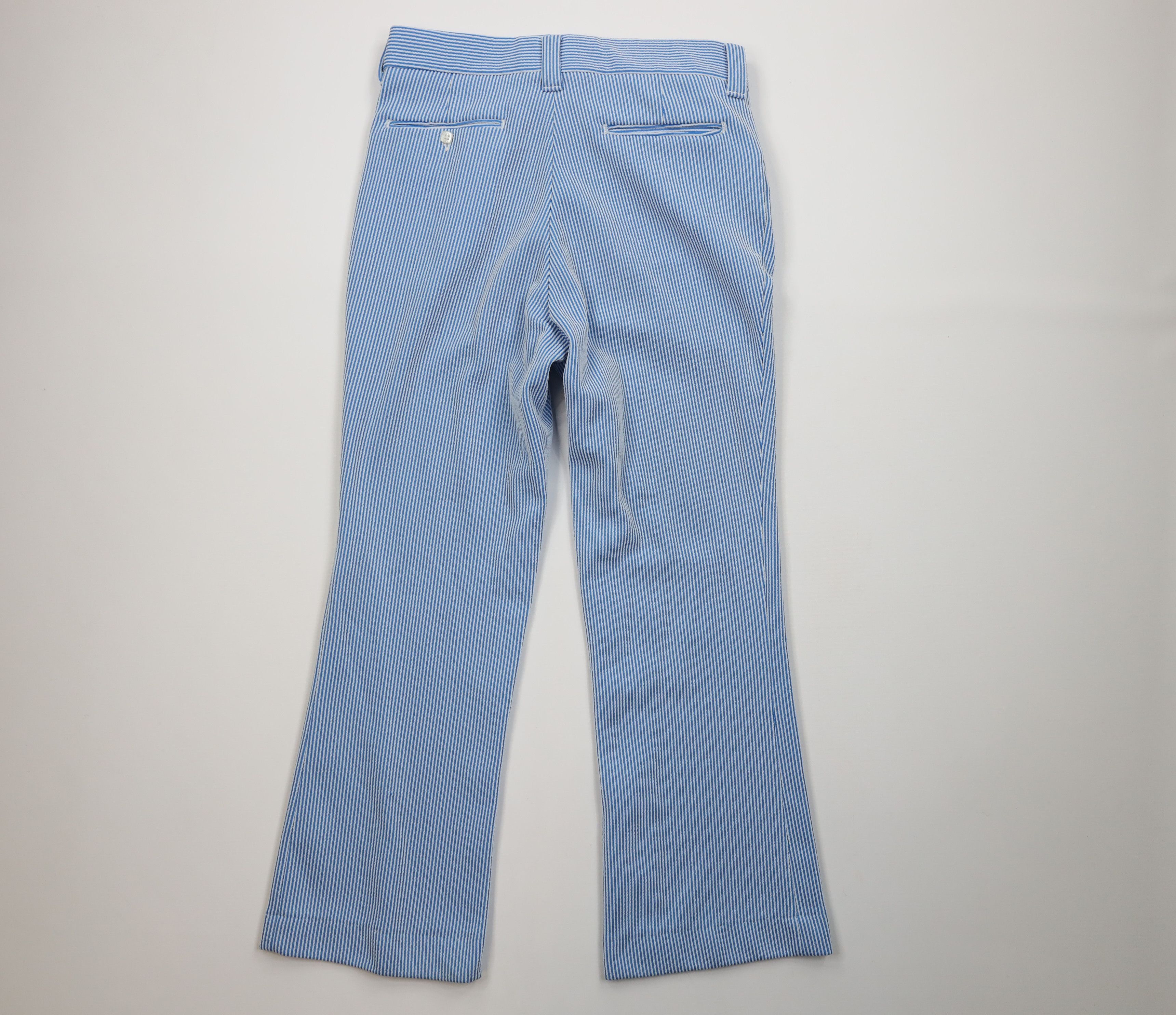 Vintage Vintage 70s Streetwear Knit Flared Wide Leg Chino Pants USA Size US 32 / EU 48 - 8 Thumbnail