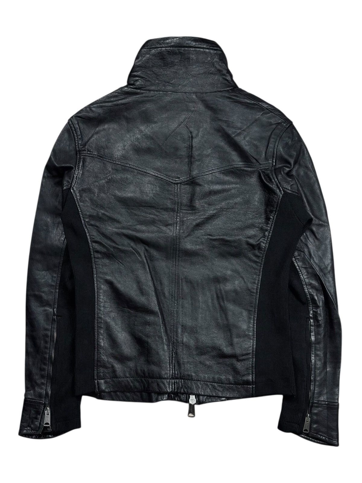 BUFFALO BOBS 2000s Buffalo Bobs - Vkei Style Rider Leather Jacket Size US M / EU 48-50 / 2 - 4 Thumbnail