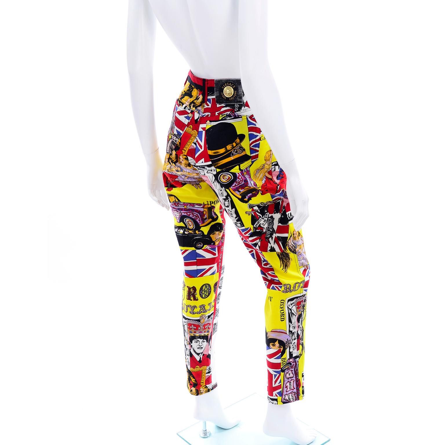 Versace Jeans Couture Gianni Versace Jeans Couture Beatles Sex Pistols Pants (M) Size 30" / US 8 / IT 44 - 3 Thumbnail