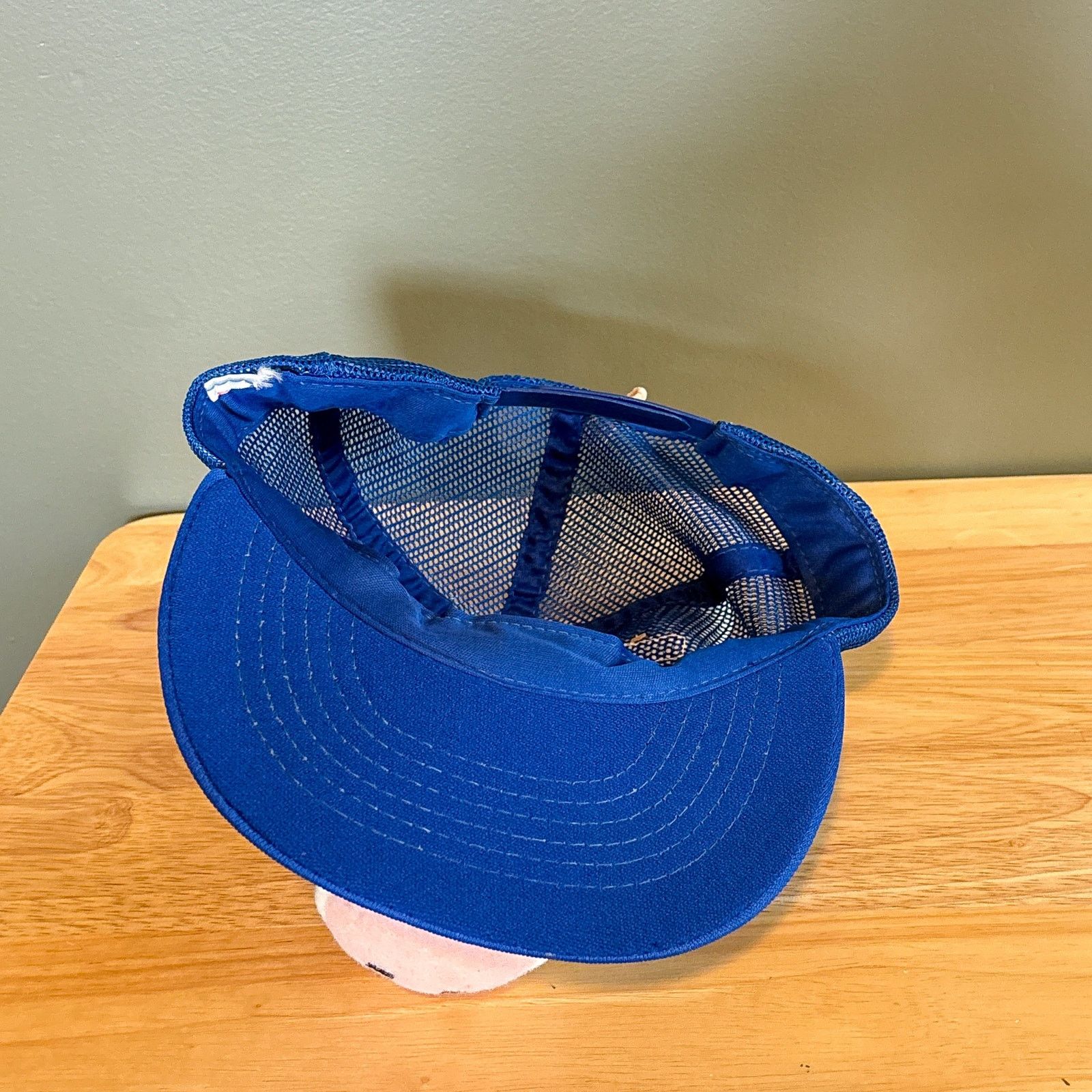 Other Vintage 80s Pig Homemade Funny Mesh Trucker Snapback Hat Size ONE SIZE - 6 Thumbnail