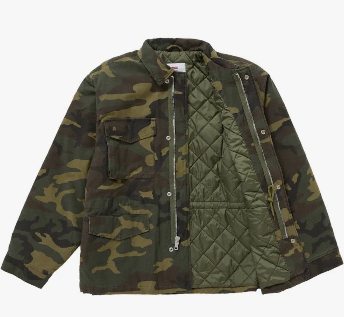 Supreme Supreme AOI Cross M52 Jacket Woodland Camo Size US M / EU 48-50 / 2 - 3 Thumbnail