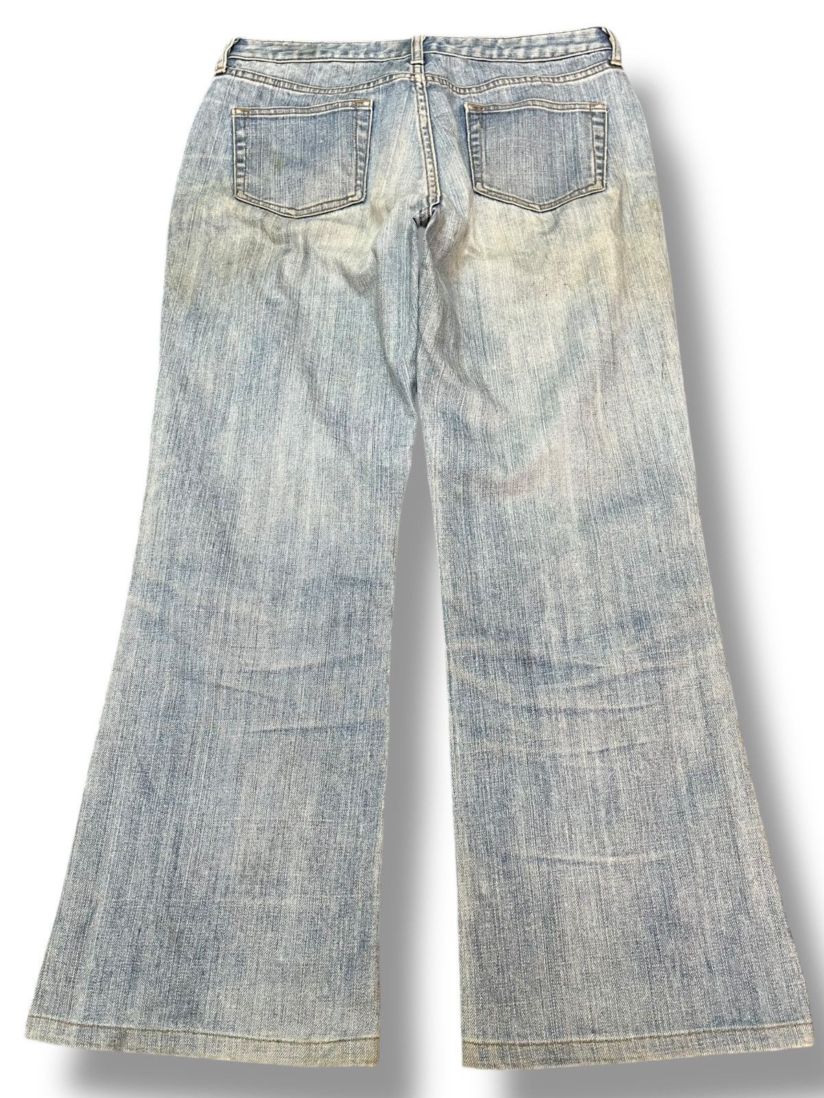 Beauty Beast × Jun Takahashi × Uniqlo Vintage Uniqlo Flare Faded Distressed Denim Size US 30 / EU 46 - 5 Thumbnail