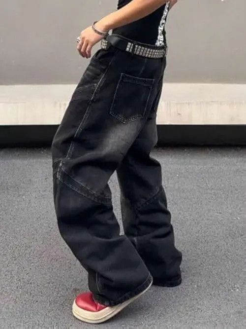 Japanese Brand × Vintage DRIP Street baggy Oversized jeans Y2K Size US 30 / EU 46 - 4 Thumbnail