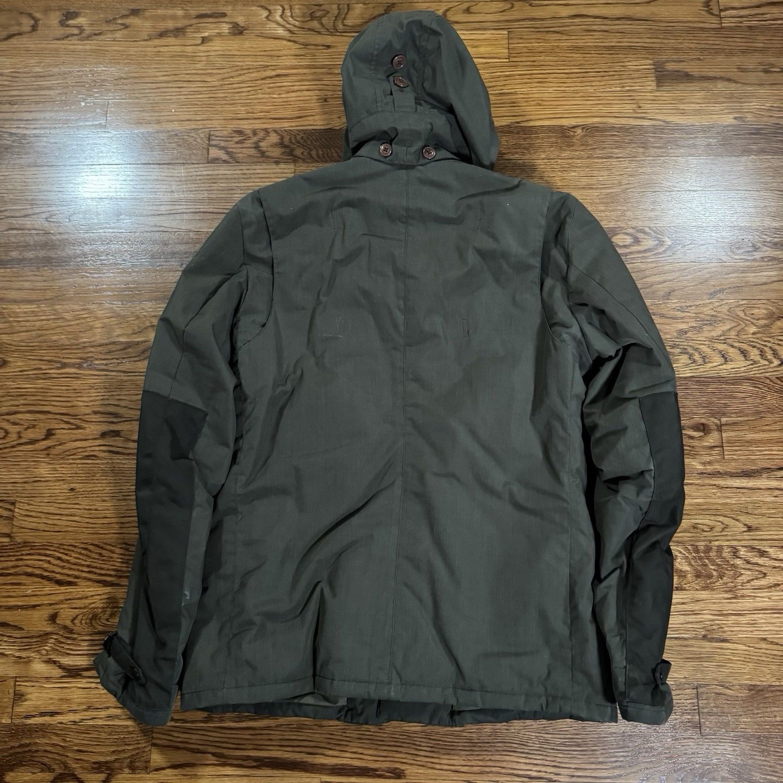 Woolrich Woolen Mills Mens Woolrich Olive Green Tactical Parka Jacket Large Size US L / EU 52-54 / 3 - 4 Thumbnail