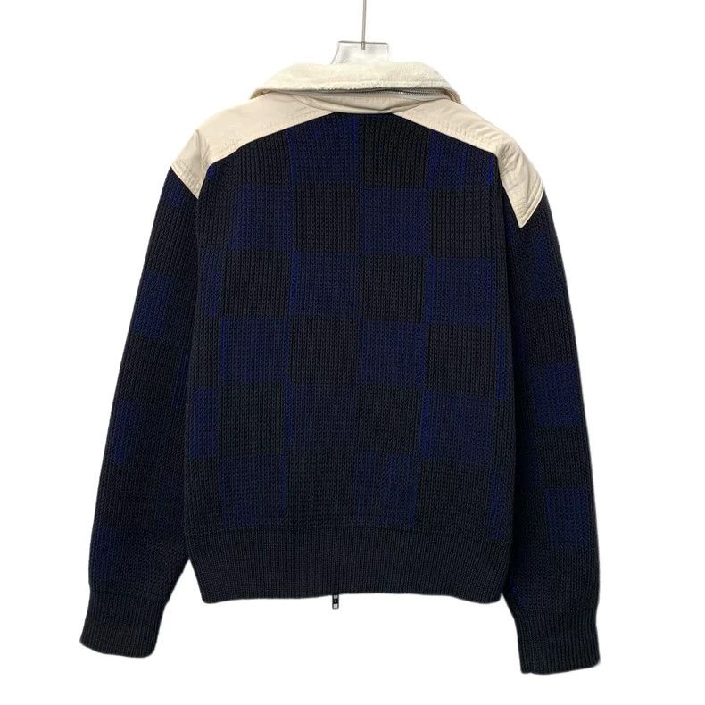 Louis Vuitton Louis Vuitton 22 color-block checkerboard lapel long-sleev Size L / US 10 / IT 46 - 2 Thumbnail
