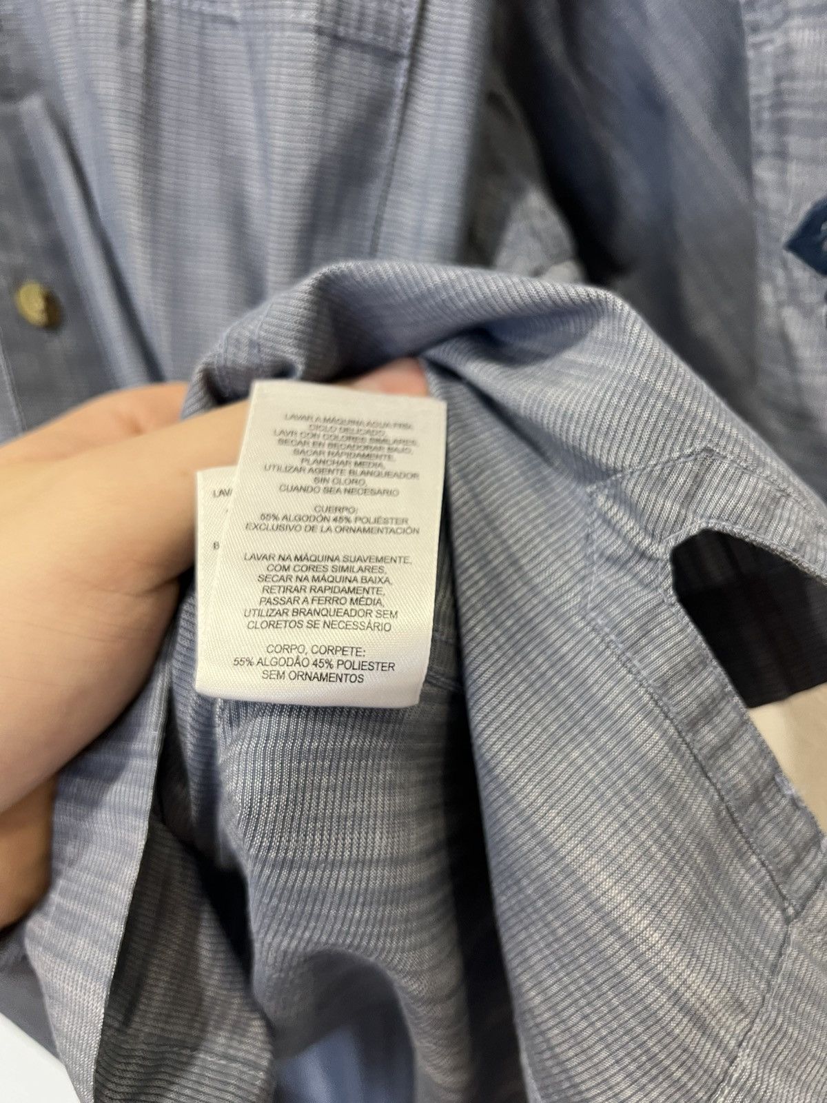 Mountain Hardwear Mountain Hardwear Blue Shirt Button Up Mens Size US L / EU 52-54 / 3 - 6 Thumbnail