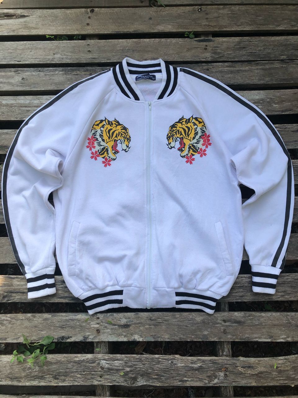 Japanese Brand × Vintage Vintage Sukajan Tiger Sweaters Size US L / EU 52-54 / 3 - 2 Thumbnail